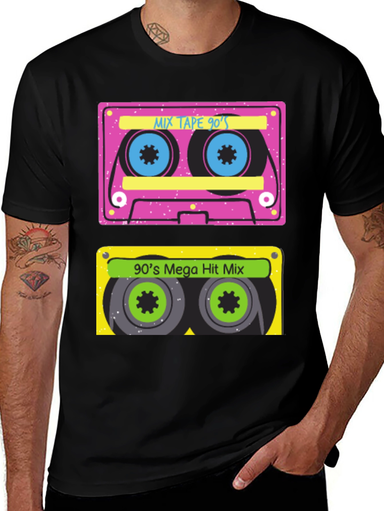 Variant 26 of 90's Cassette T-Shirt - Retro Style