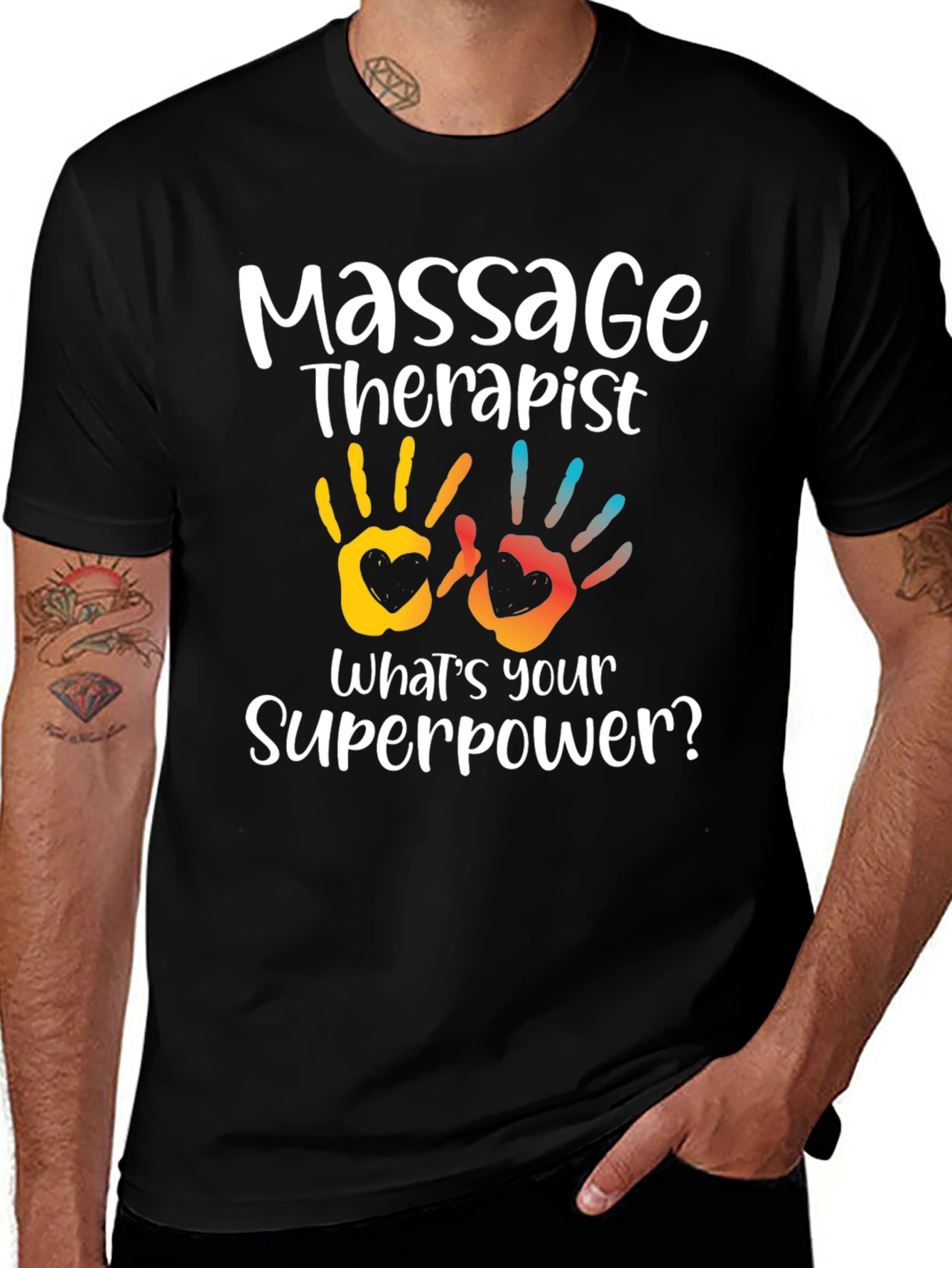Variant 9 of Massage Therapist Superpower T-Shirt