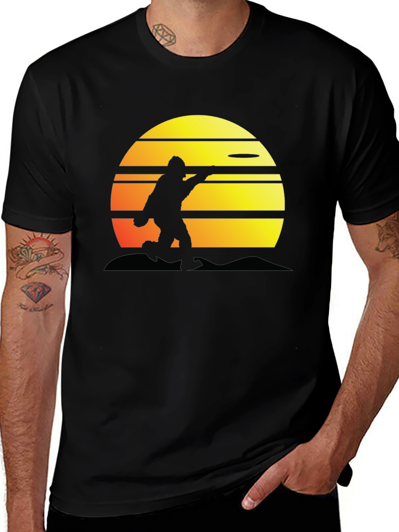 Variant 25 of Sasquatch Sunset Frisbee T-Shirt