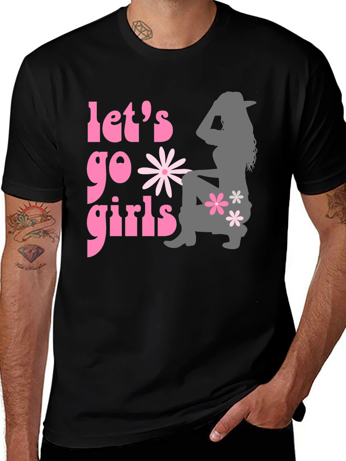 Variant 24 of Let's Go Girls T-Shirt - Trendy Graphic Tee