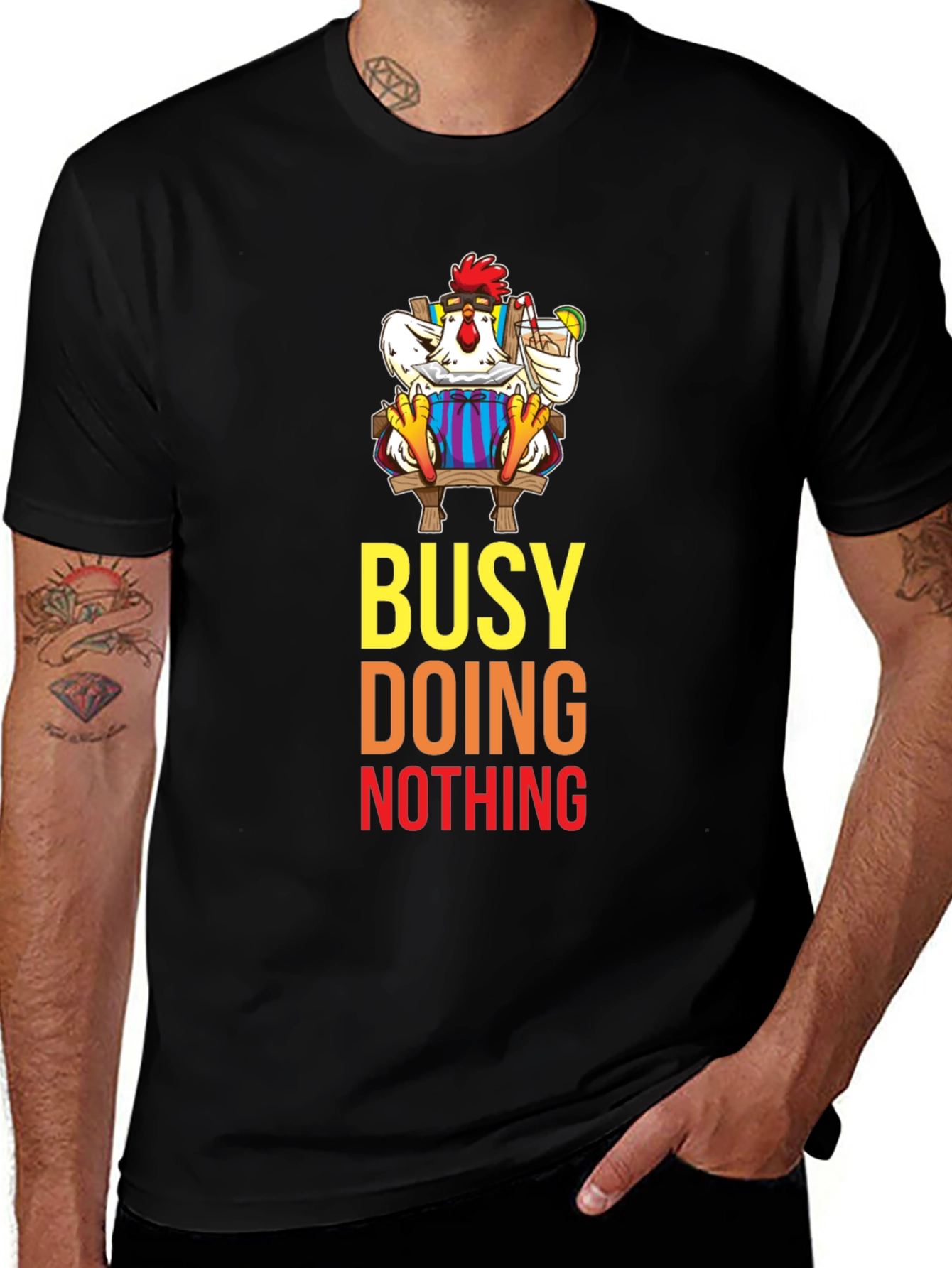 Variant 7 of Busy Doing Nothing T-Shirt