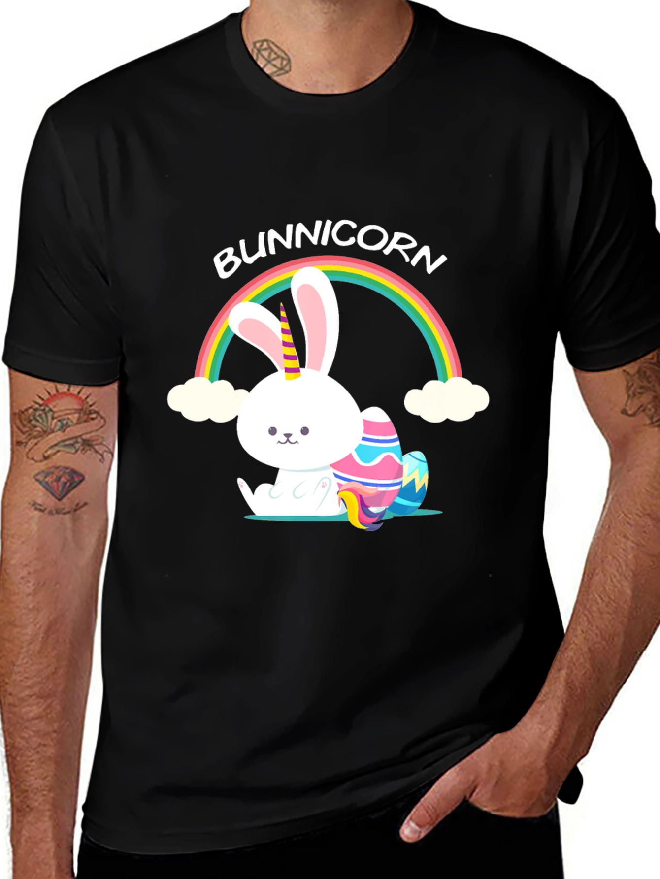 Bunicorn Easter T-Shirt: Cute Bunny Unicorn Design