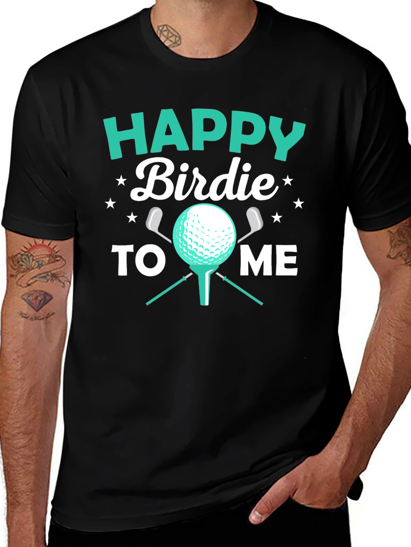 Variant 28 of Happy Birdie to Me Golf T-Shirt