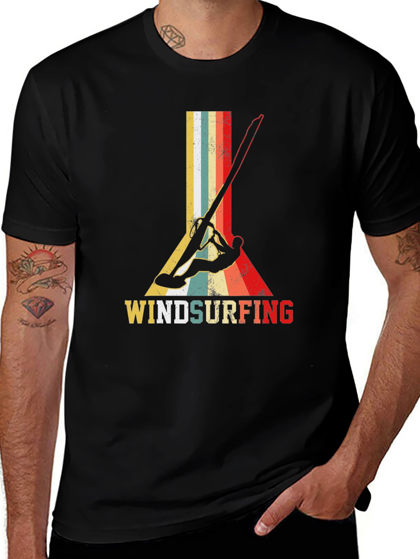 Variant 8 of Vintage Windsurfing T-Shirt - Retro Style
