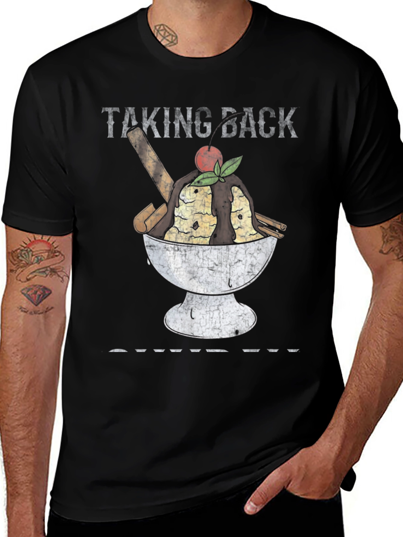 Variant 23 of Taking Back Sundaes Men's Graphic T-Shirt