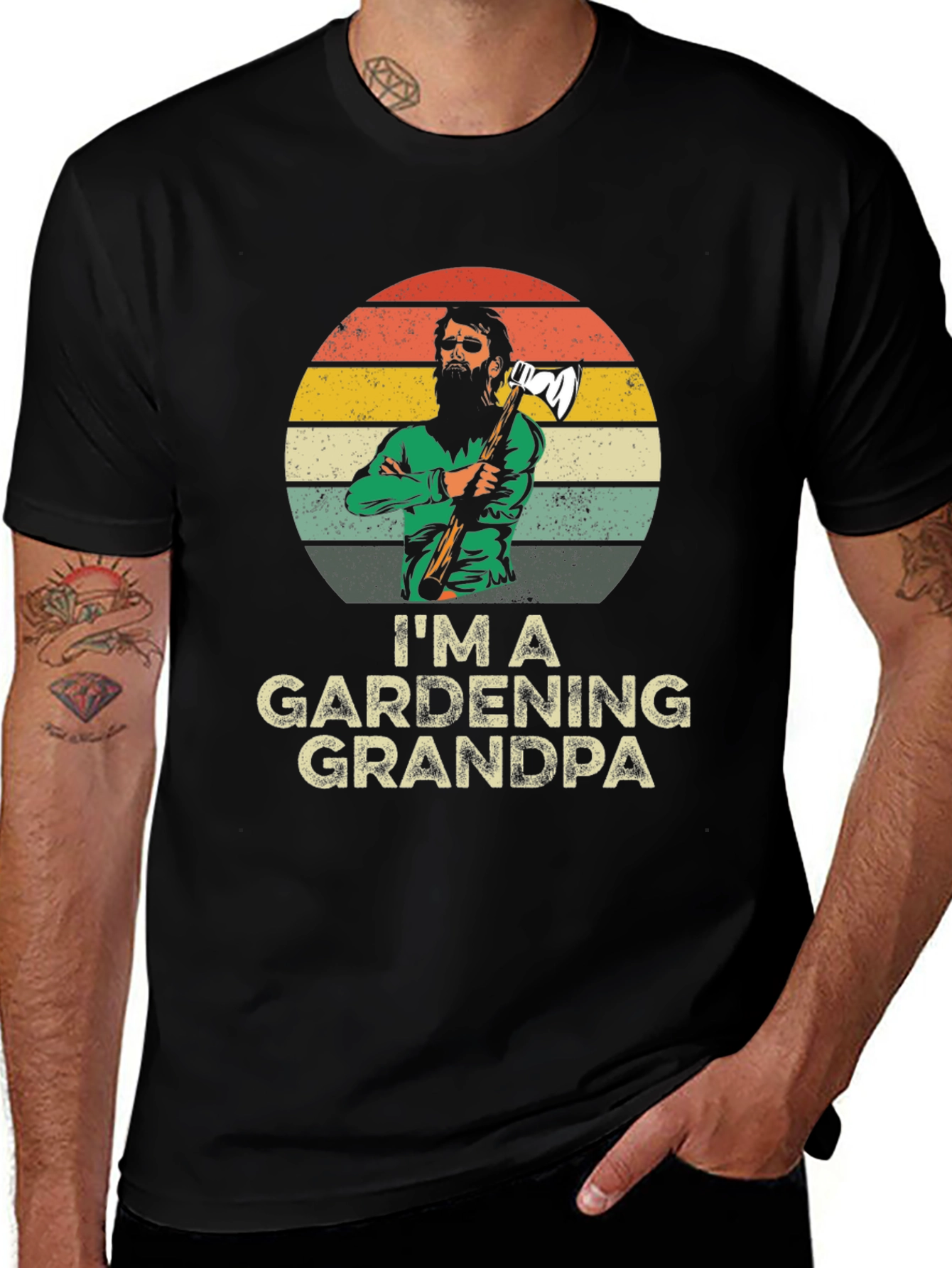 Variant 5 of Gardening Grandpa T-Shirt