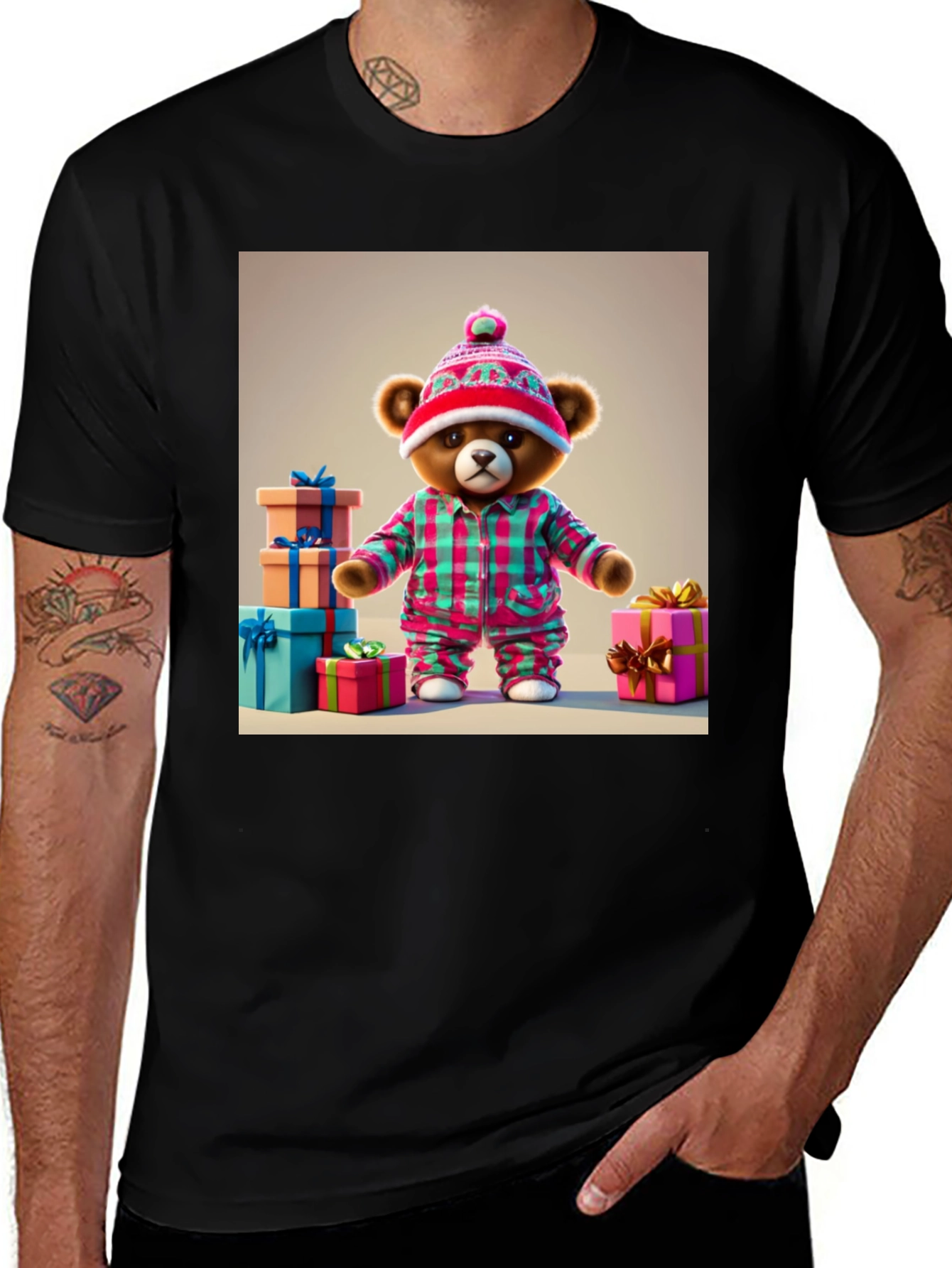 Variant 19 of Festive Bear T-Shirt