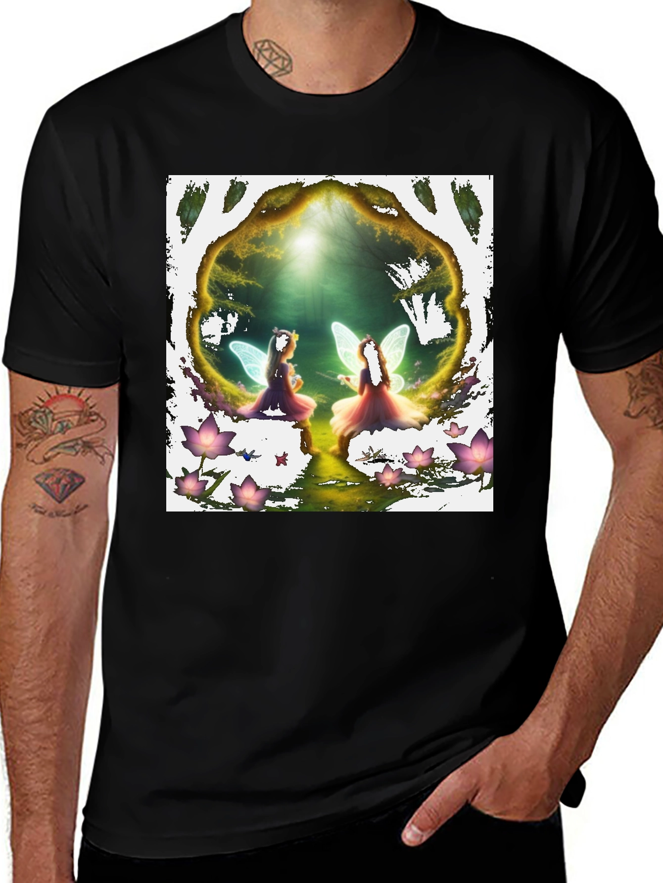 Whimsical Fairy Garden T-Shirt