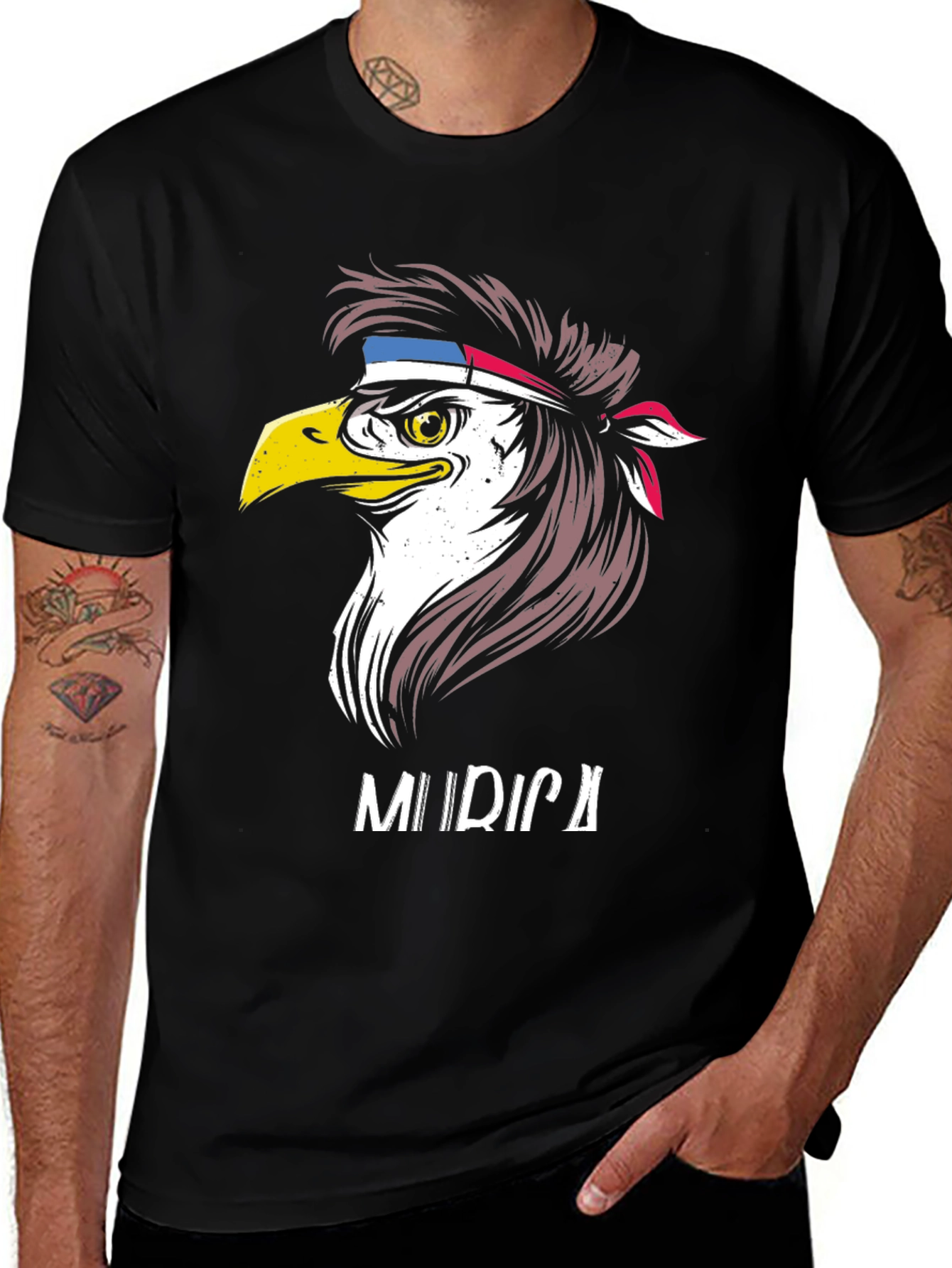 Variant 14 of Patriotic Eagle Graphic Tee