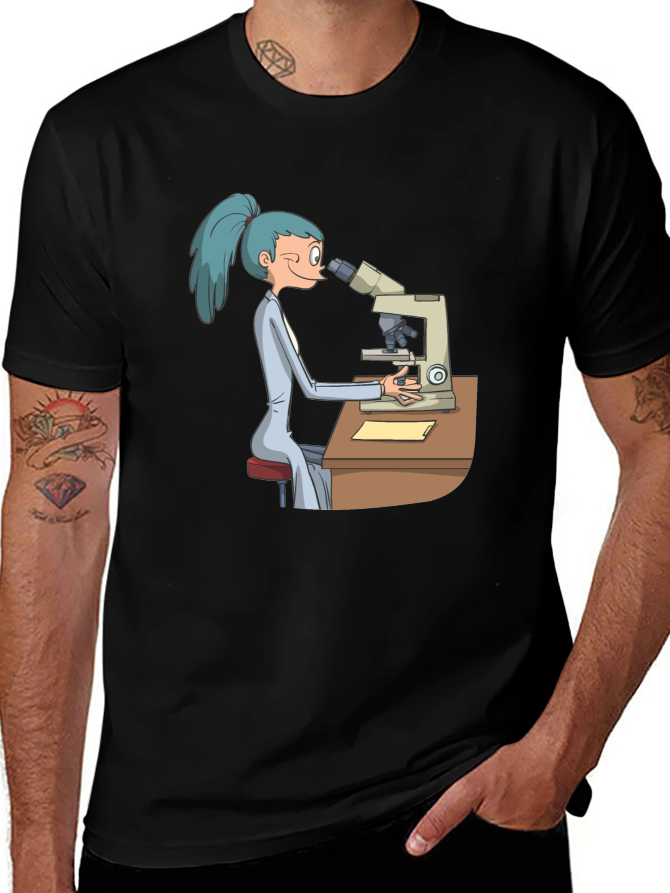 Scientist at Work Graphic Tee