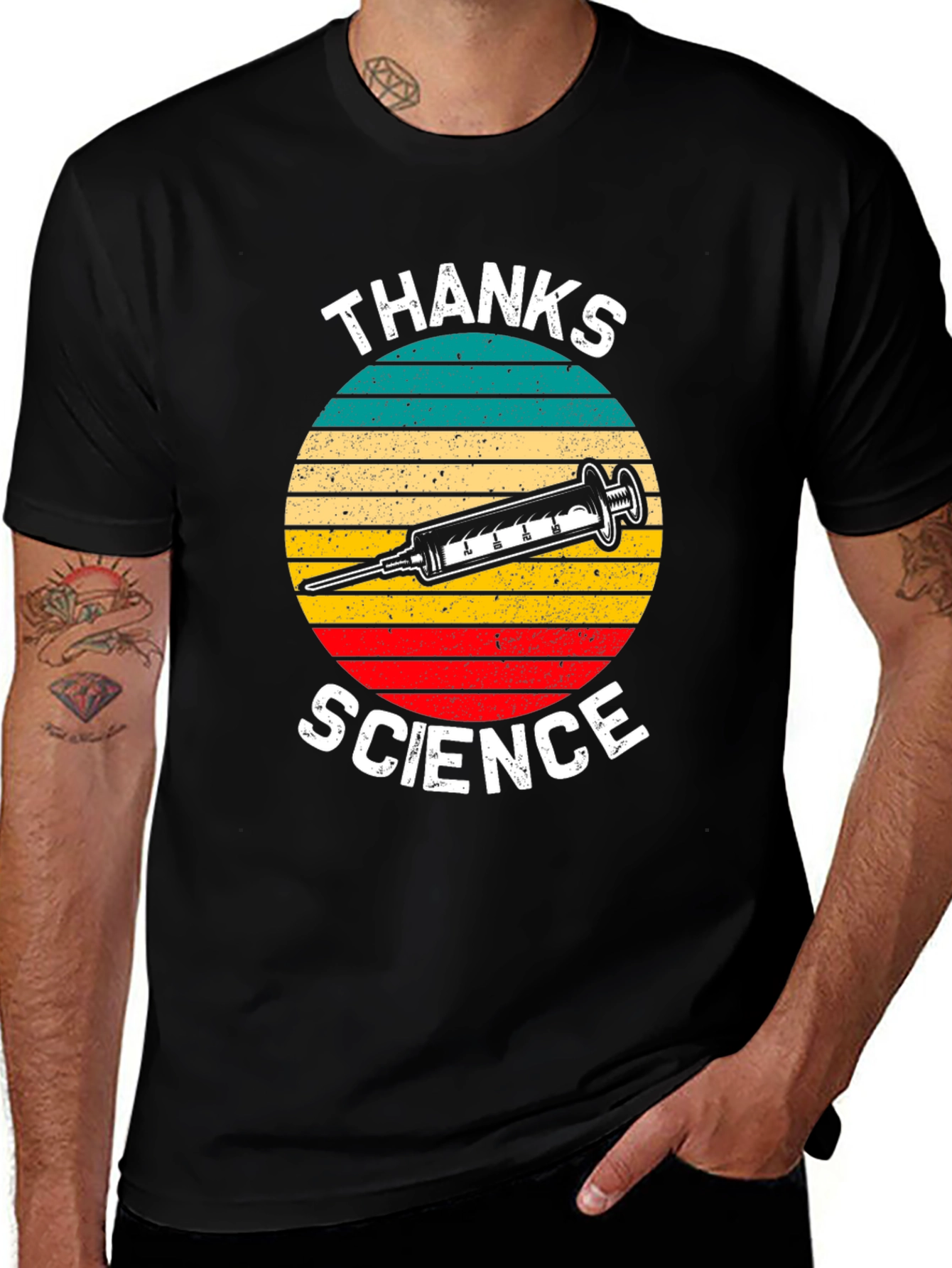 Thanks Science T-Shirt - Vaccine Humor Tee