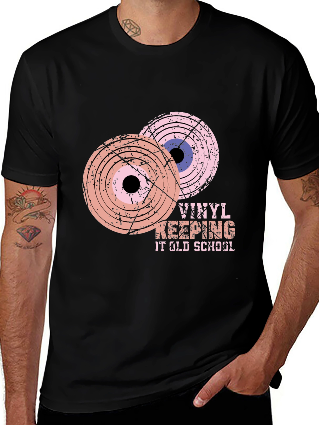 Variant 8 of Vinyl Records Old School Style T-Shirt