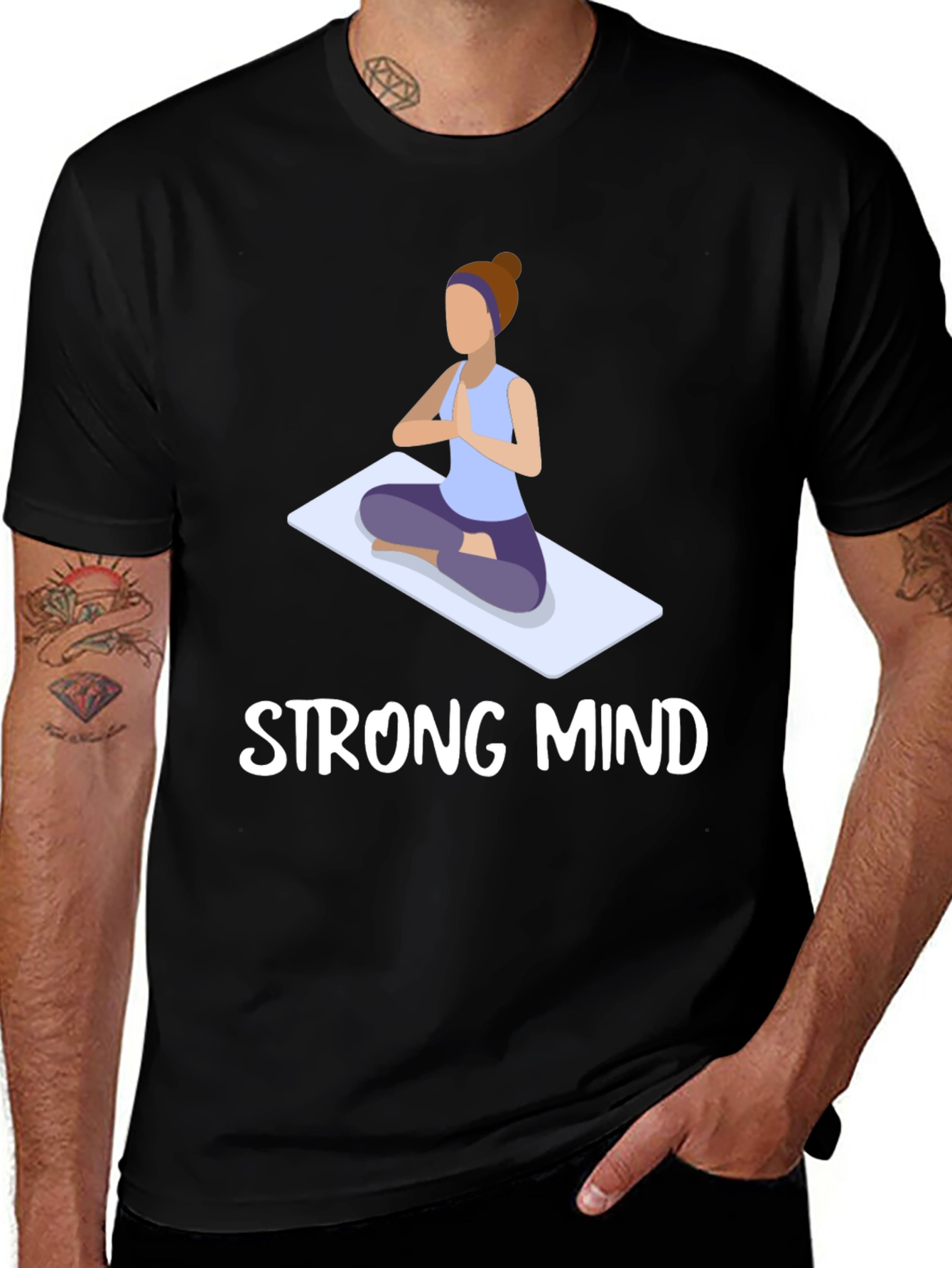Variant 27 of Strong Mind Yoga T-Shirt