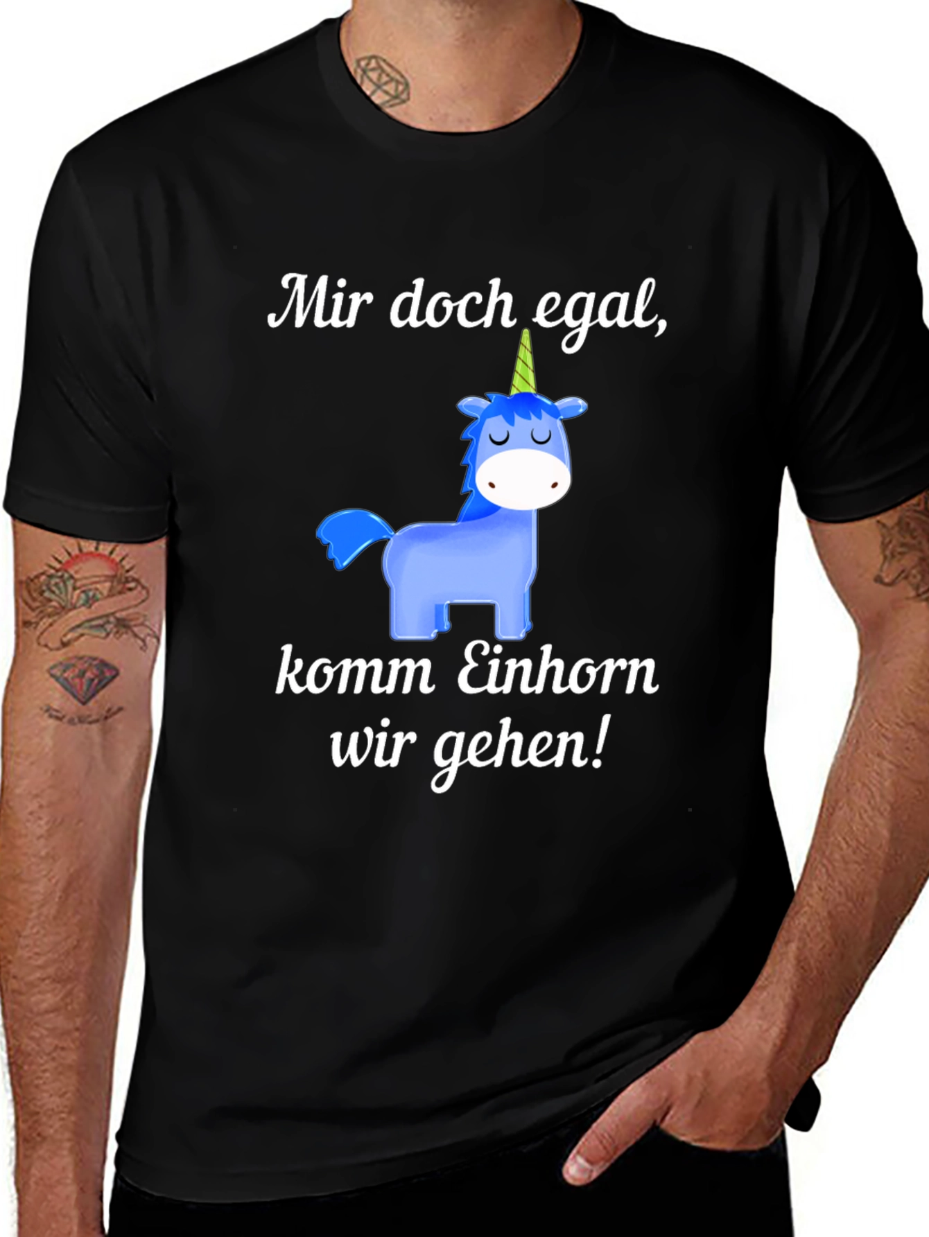 Variant 5 of Unicorn T-Shirt: Mir doch egal, komm Einhorn wir gehen!