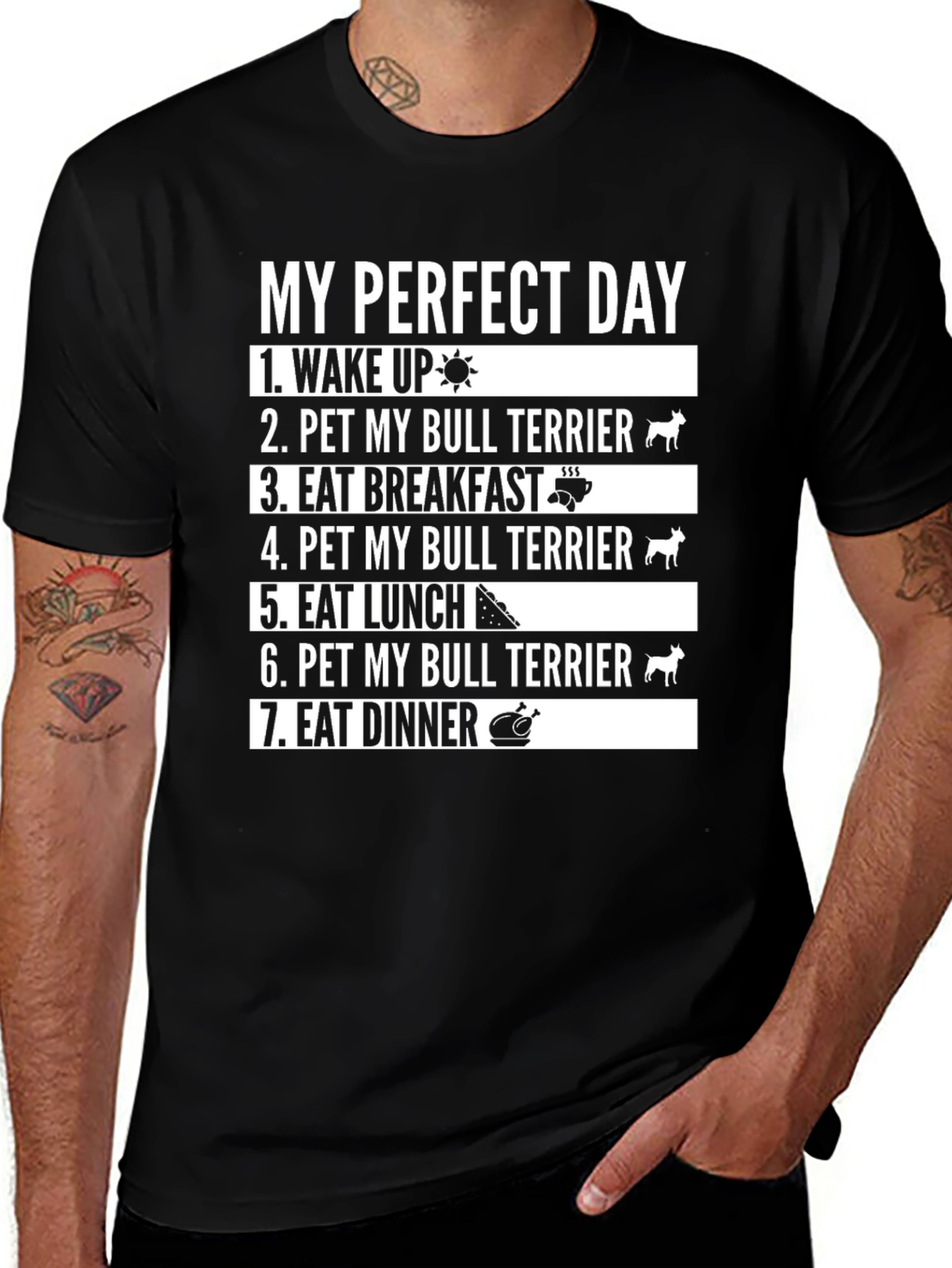 Variant 3 of Perfect Day Bull Terrier T-Shirt