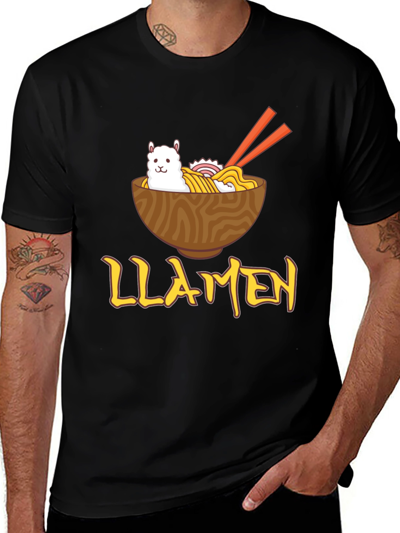 Variant 3 of Llamen Ramen Graphic T-Shirt