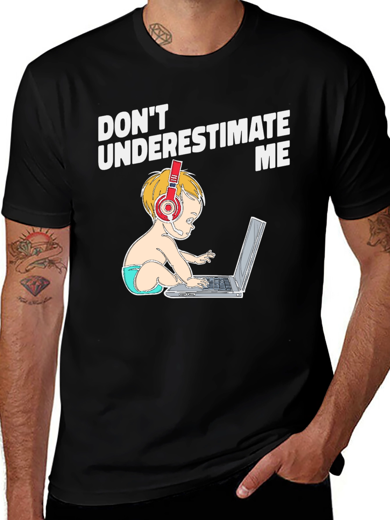 Variant 10 of Don't Underestimate Me Graphic T-Shirt
