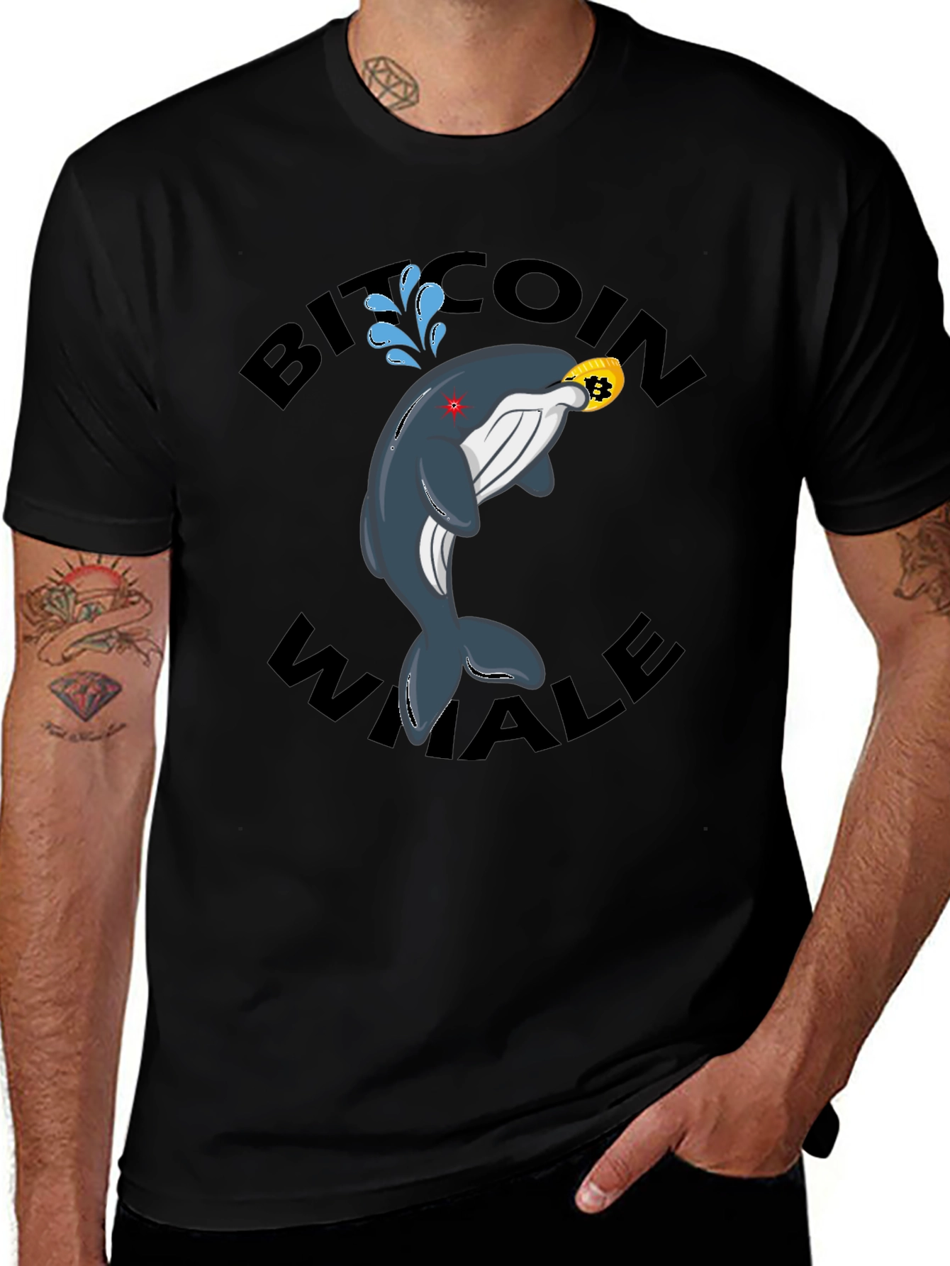 Bitcoin Whale Graphic Tee