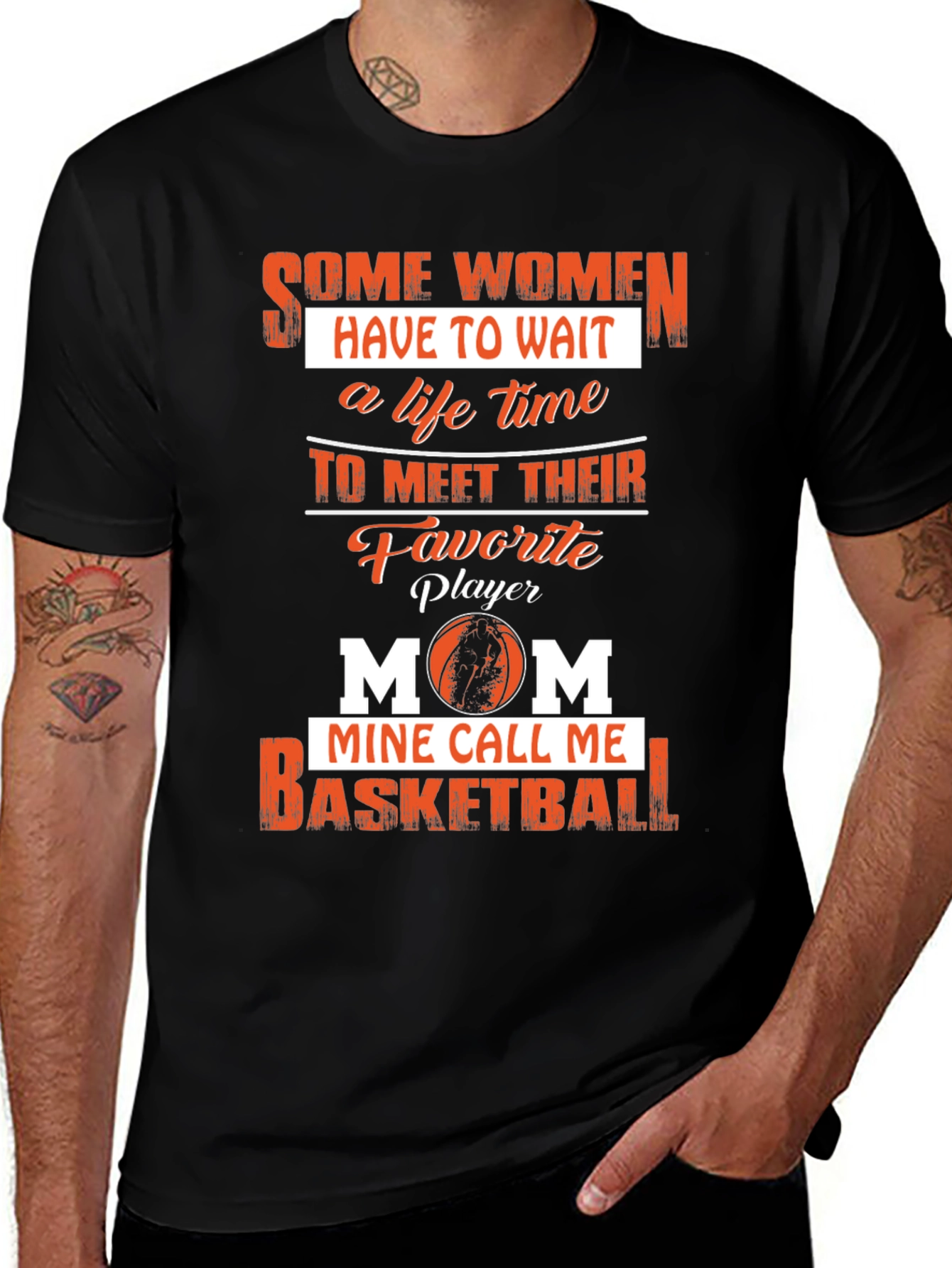 Variant 21 of Basketball Mom T-Shirt - Favorite Player
