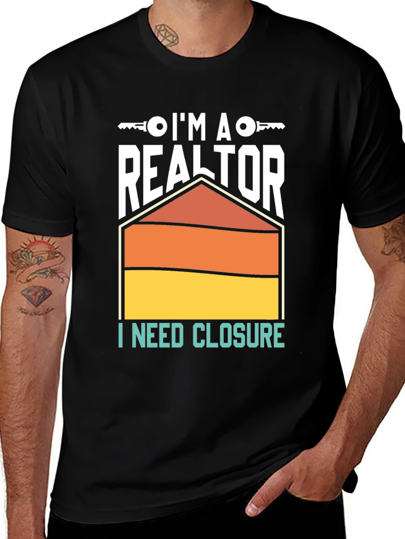 Variant 15 of Realtor T-Shirt: I Need Closure Funny Real Estate Tee