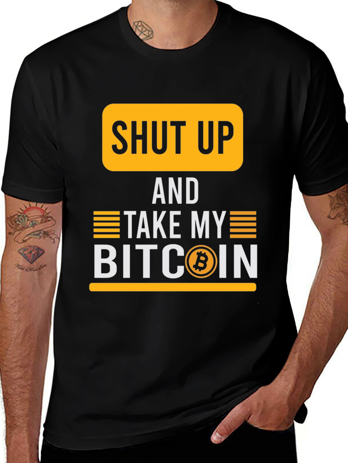 Variant 8 of Shut Up And Take My Bitcoin T-Shirt