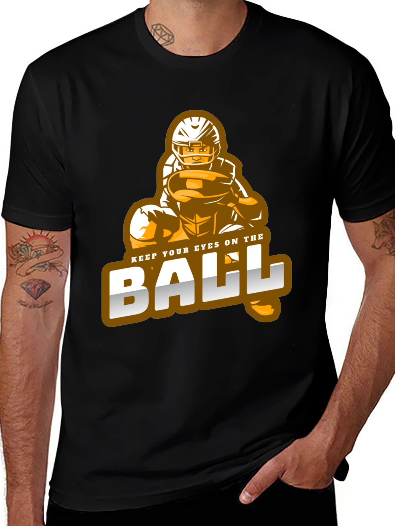 Variant 18 of Keep Your Eyes on the Ball T-Shirt