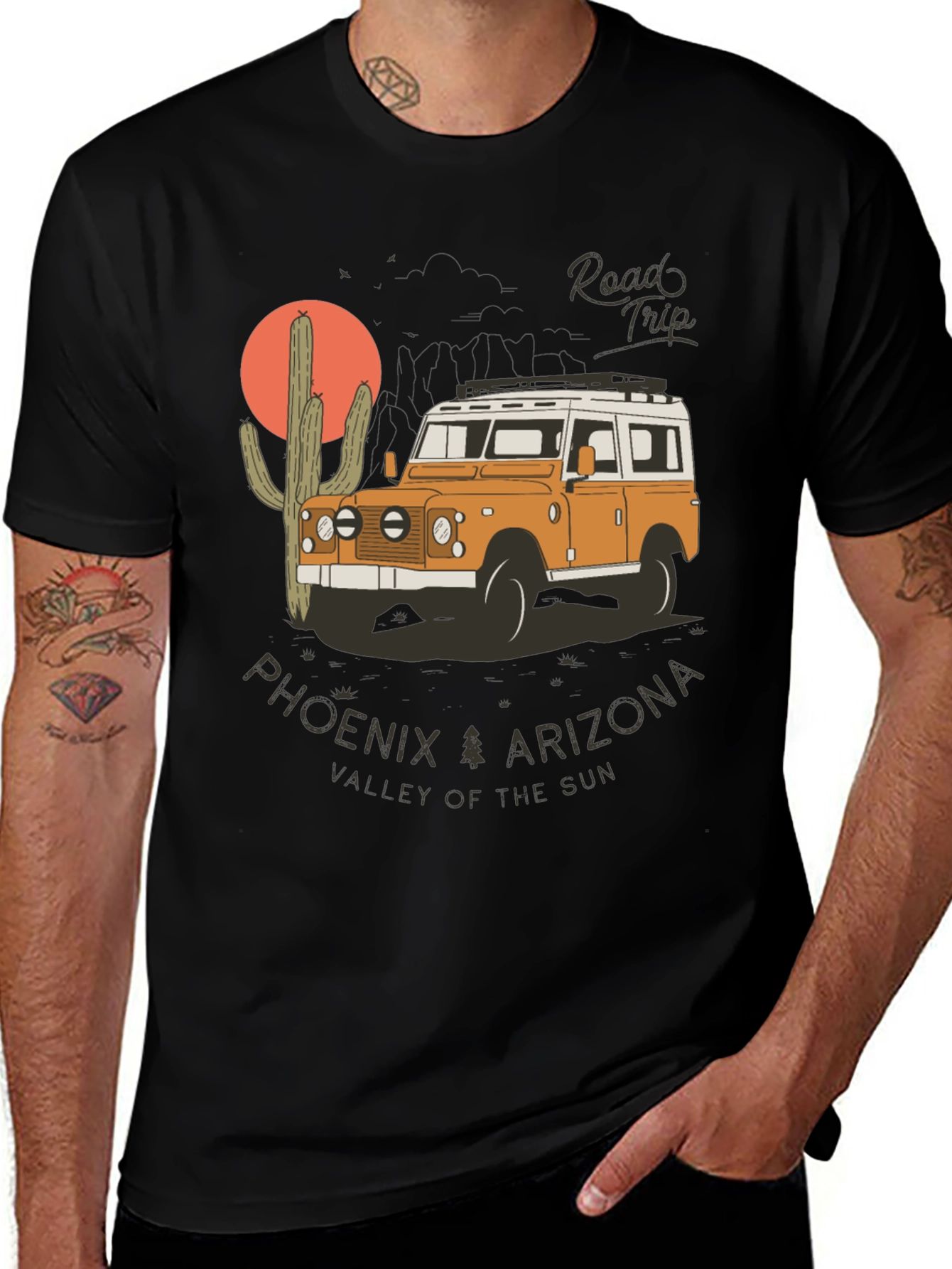 Variant 8 of Phoenix Arizona Road Trip Graphic Tee