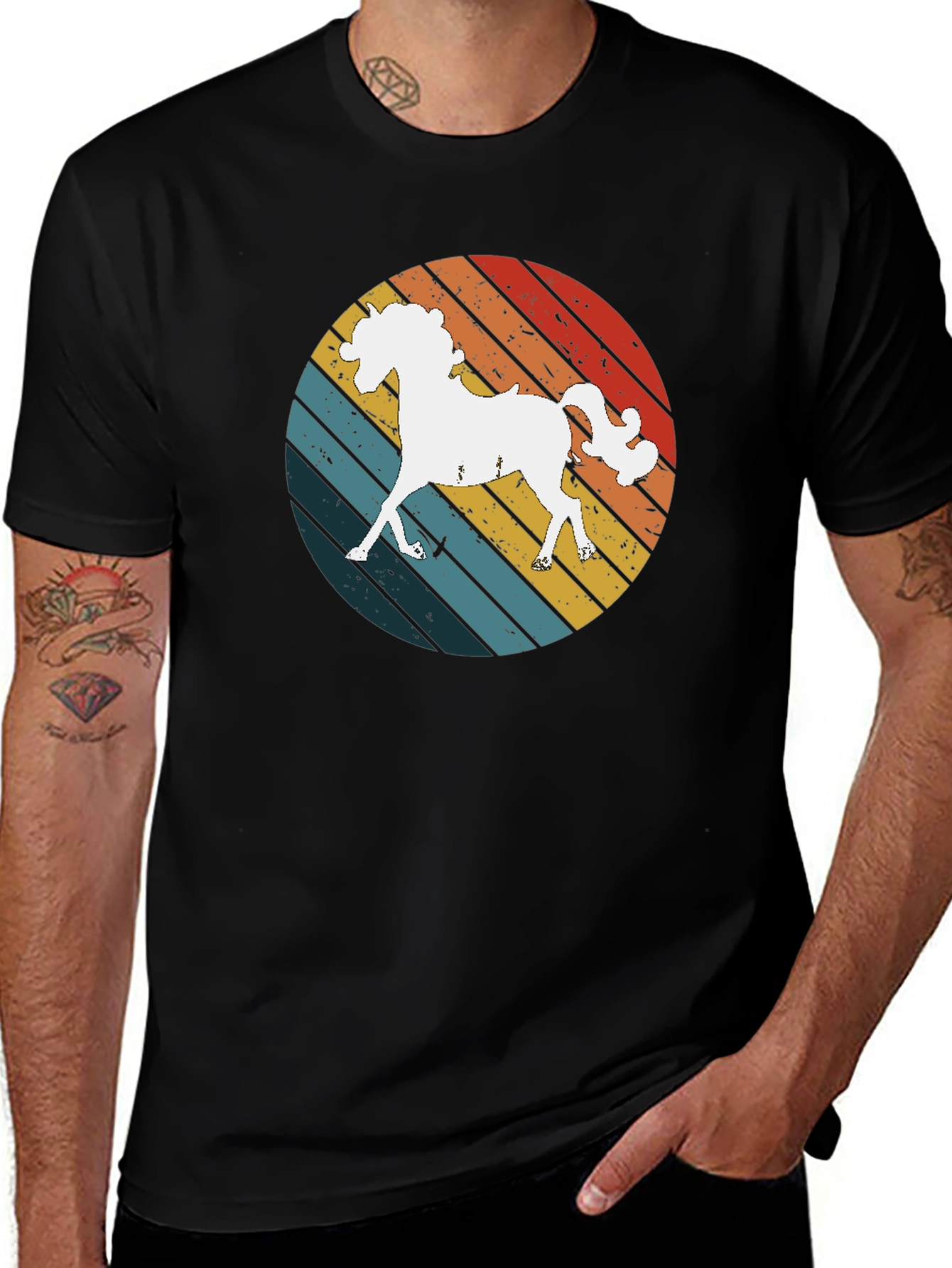 Retro Unicorn Graphic T-Shirt