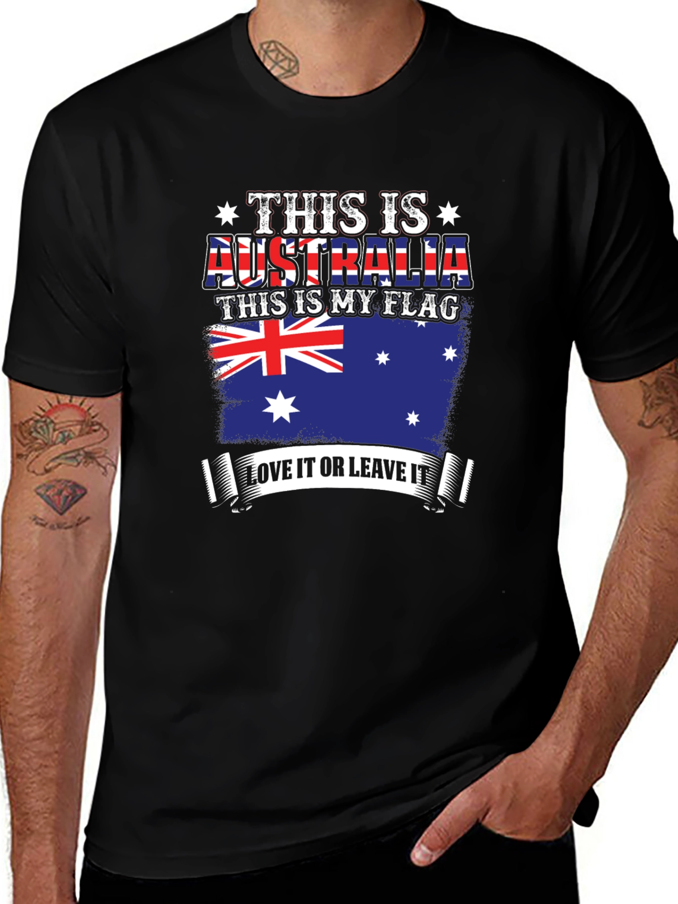 Variant 24 of Australia Flag Patriotic T-Shirt