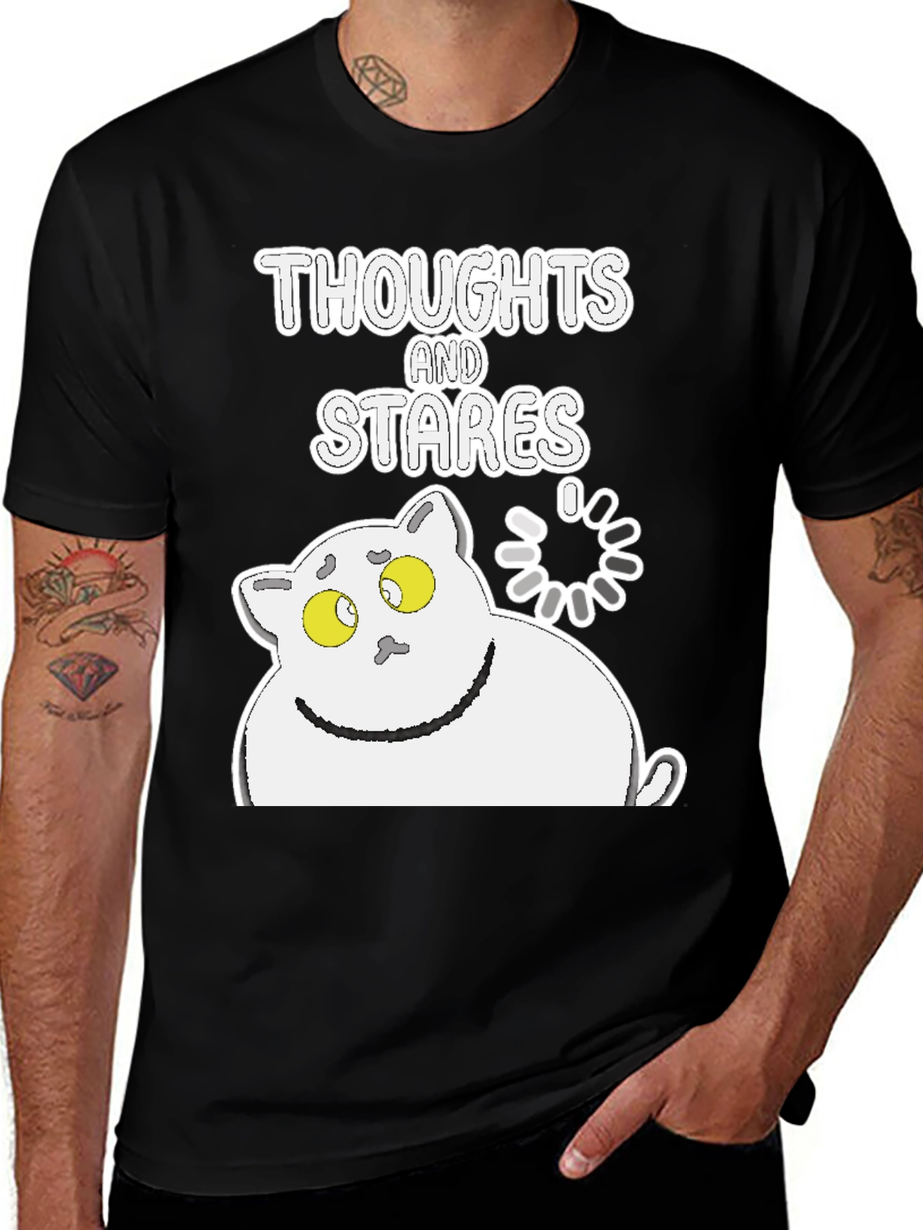 Thoughts and Stares Graphic T-Shirt