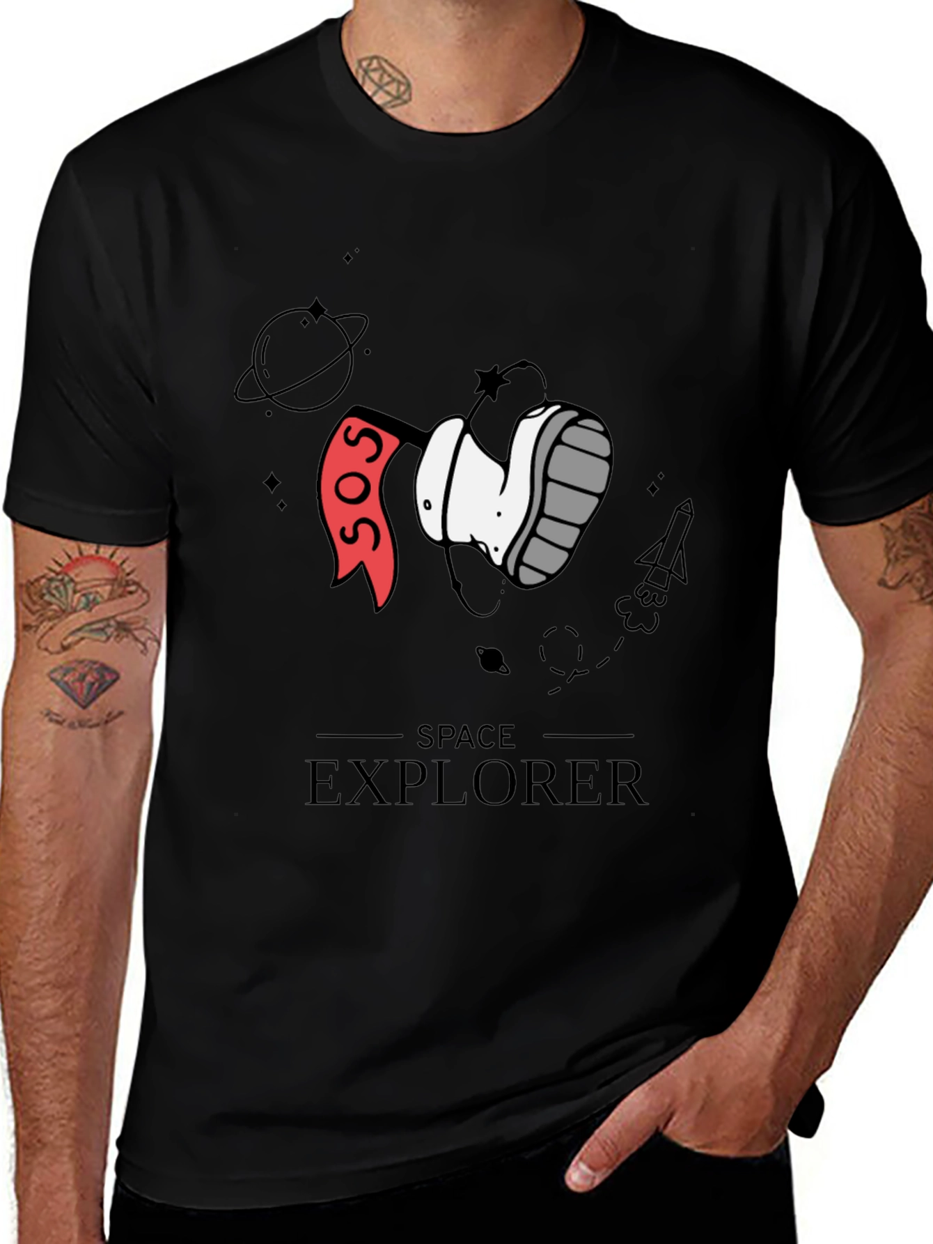 Variant 12 of Space Explorer Graphic T-Shirt