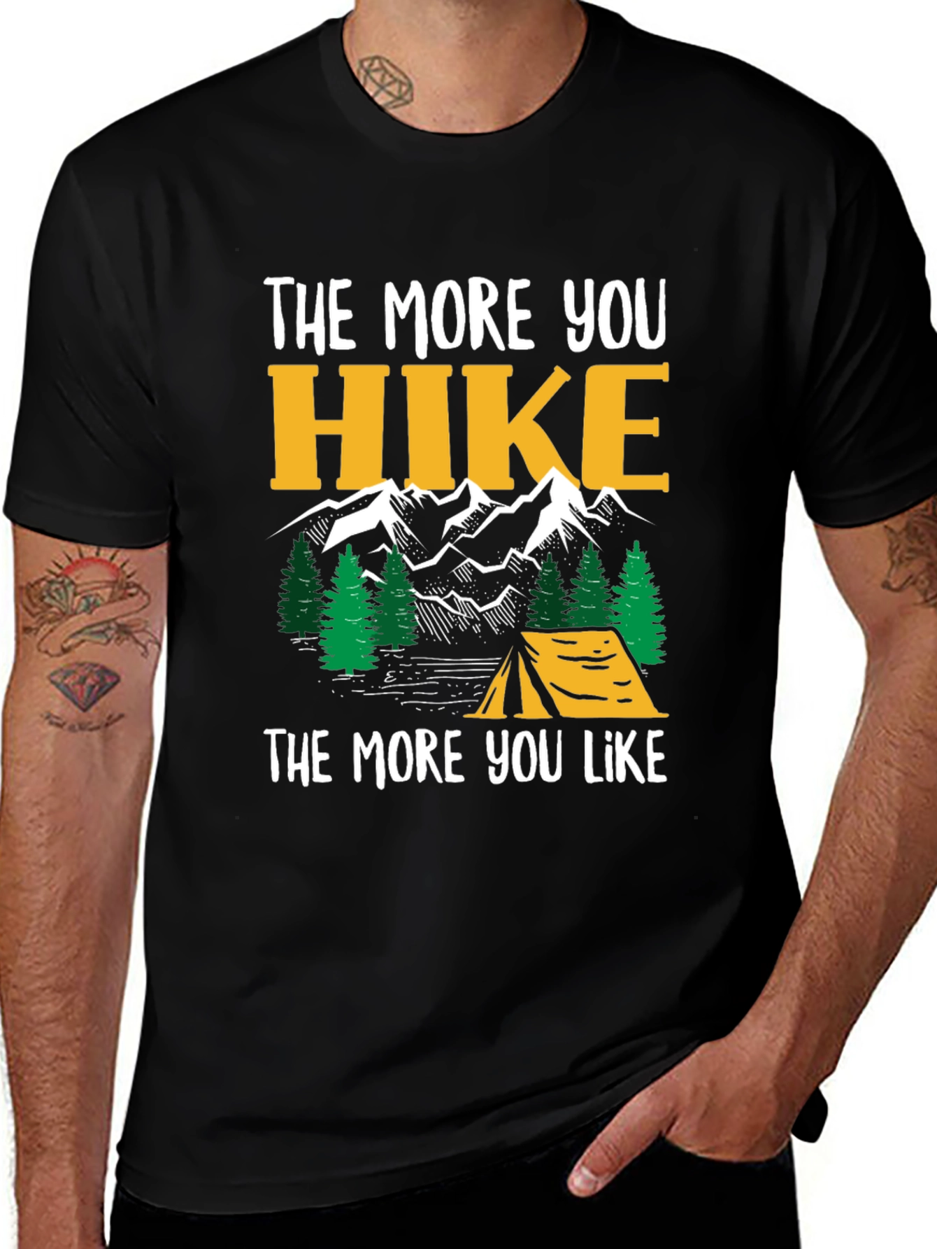 Variant 16 of Hike More T-Shirt - Outdoor Adventure Tee