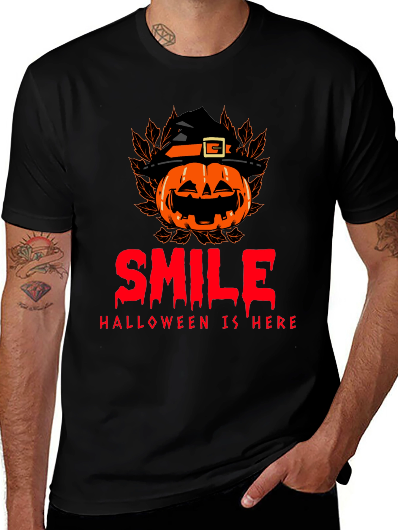 Variant 30 of Halloween Pumpkin Smile T-Shirt