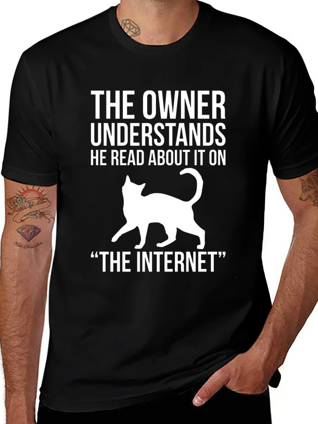 Variant 3 of Cat Owner Humor T-Shirt