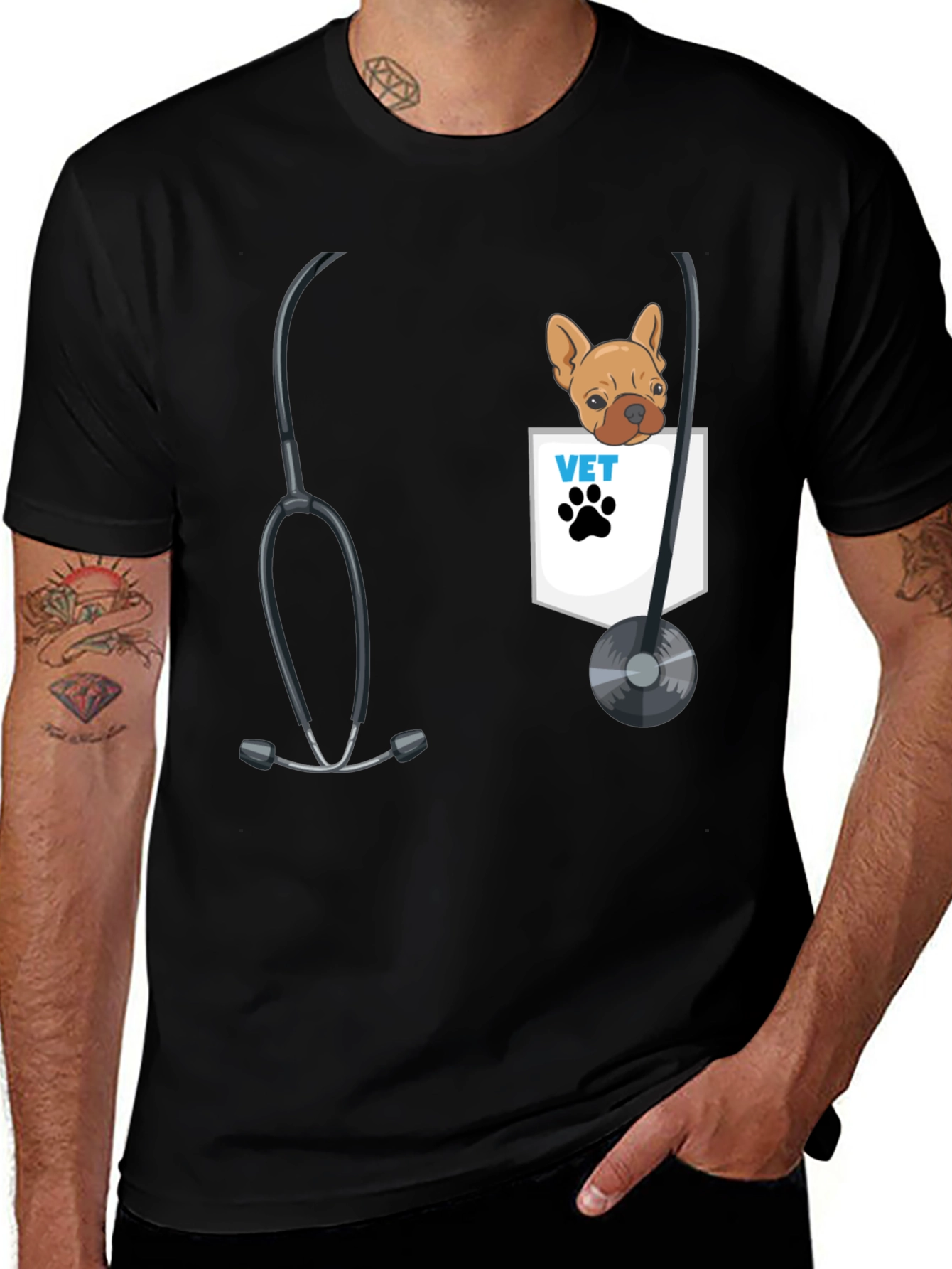 Variant 30 of Vet Dog T-Shirt, Animal Doctor Tee