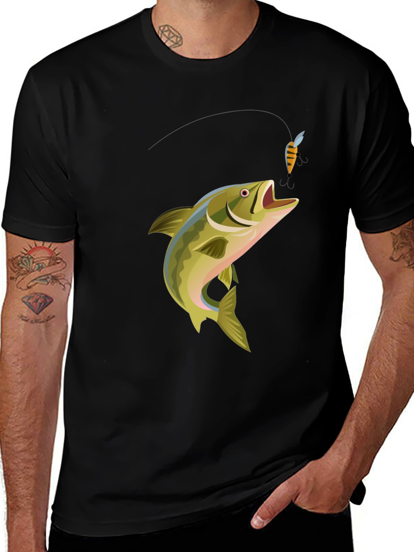 Variant 19 of Fishing Carrot Bait Tee - Catch of the Day!