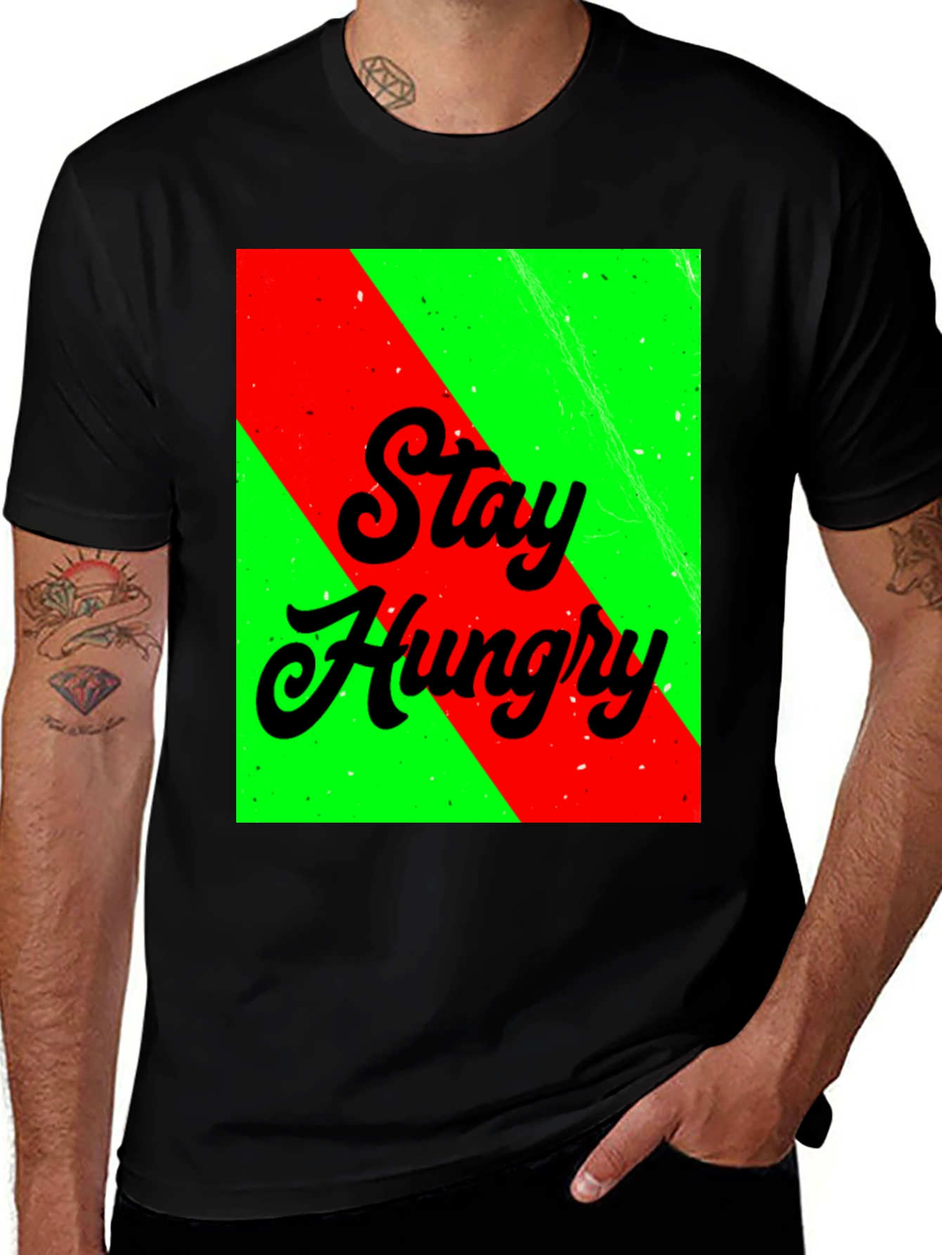 Variant 9 of Stay Hungry Graphic Tee - Bold Statement T-Shirt