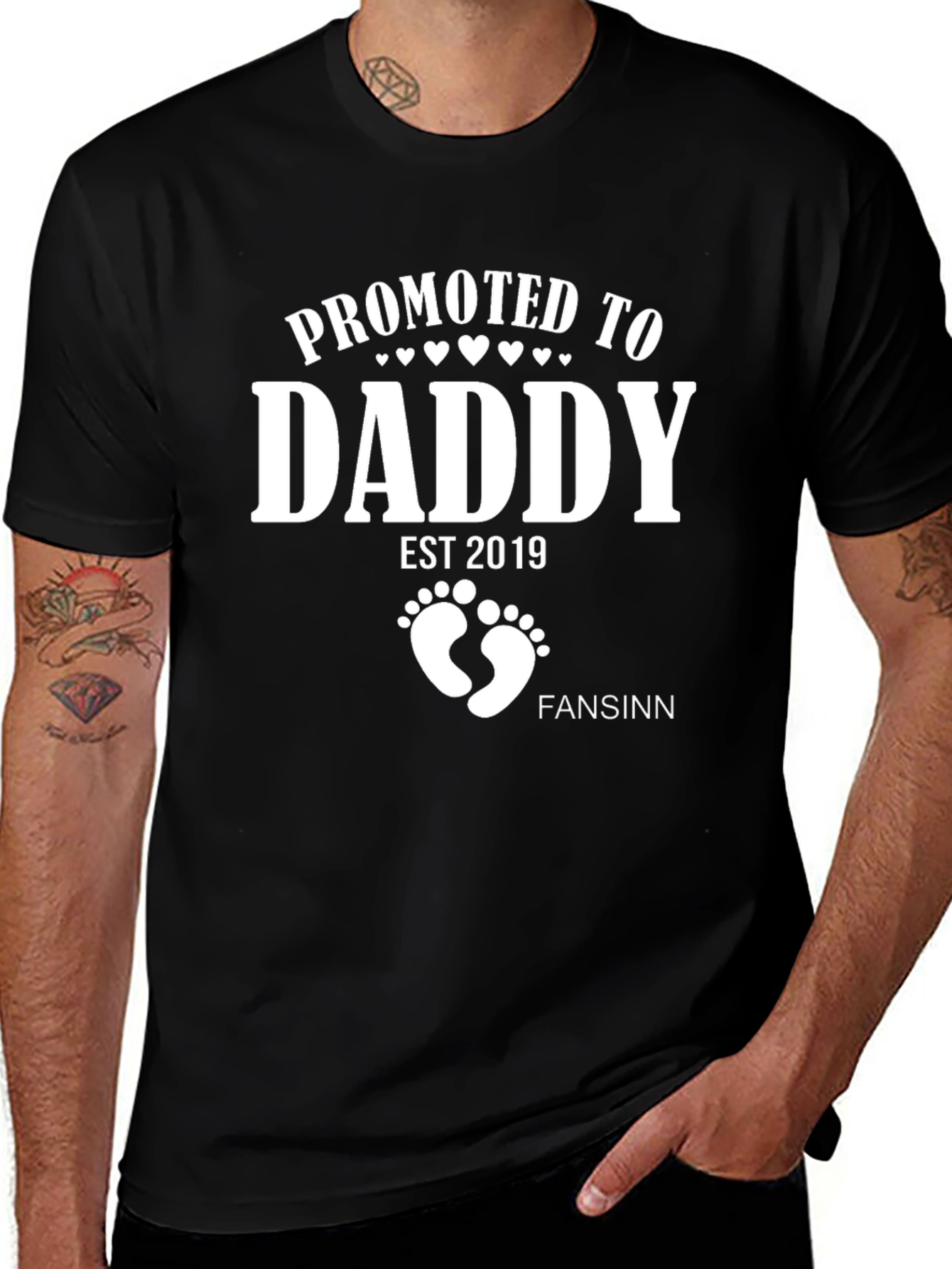 Promoted to Daddy Est 2019 T-Shirt