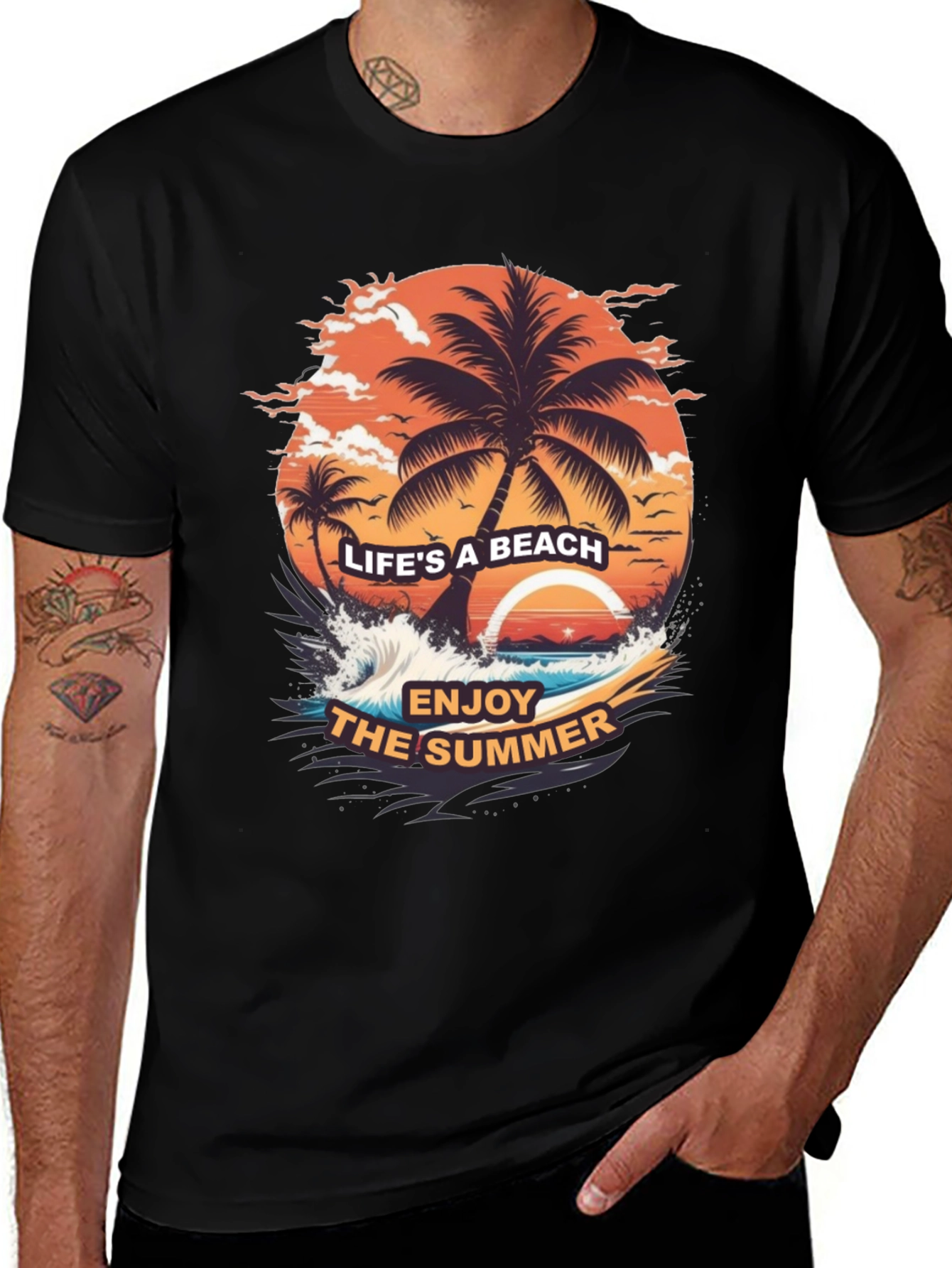 Life's a Beach T-Shirt - Summer Vibes