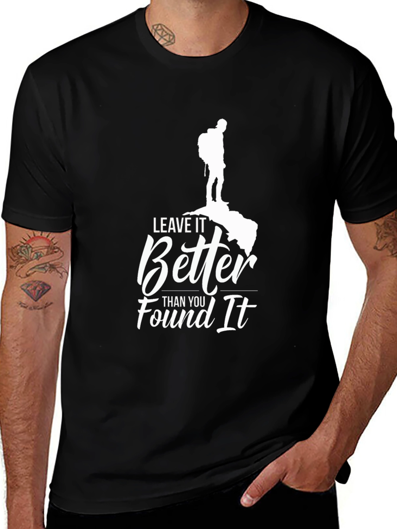 Variant 25 of Leave It Better Hiker Graphic T-Shirt