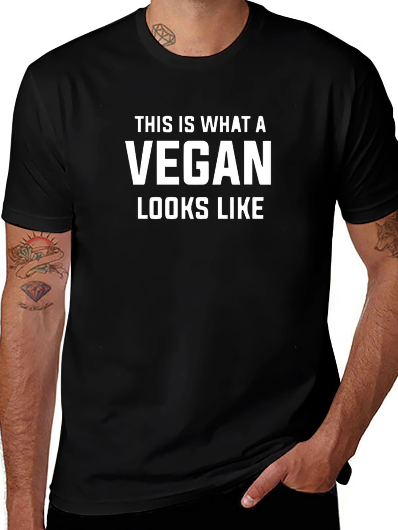 Variant 19 of This is What a Vegan Looks Like T-Shirt