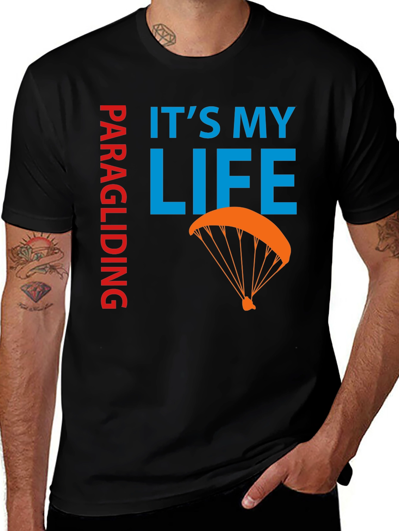 Variant 9 of Paragliding: It's My Life Graphic Tee