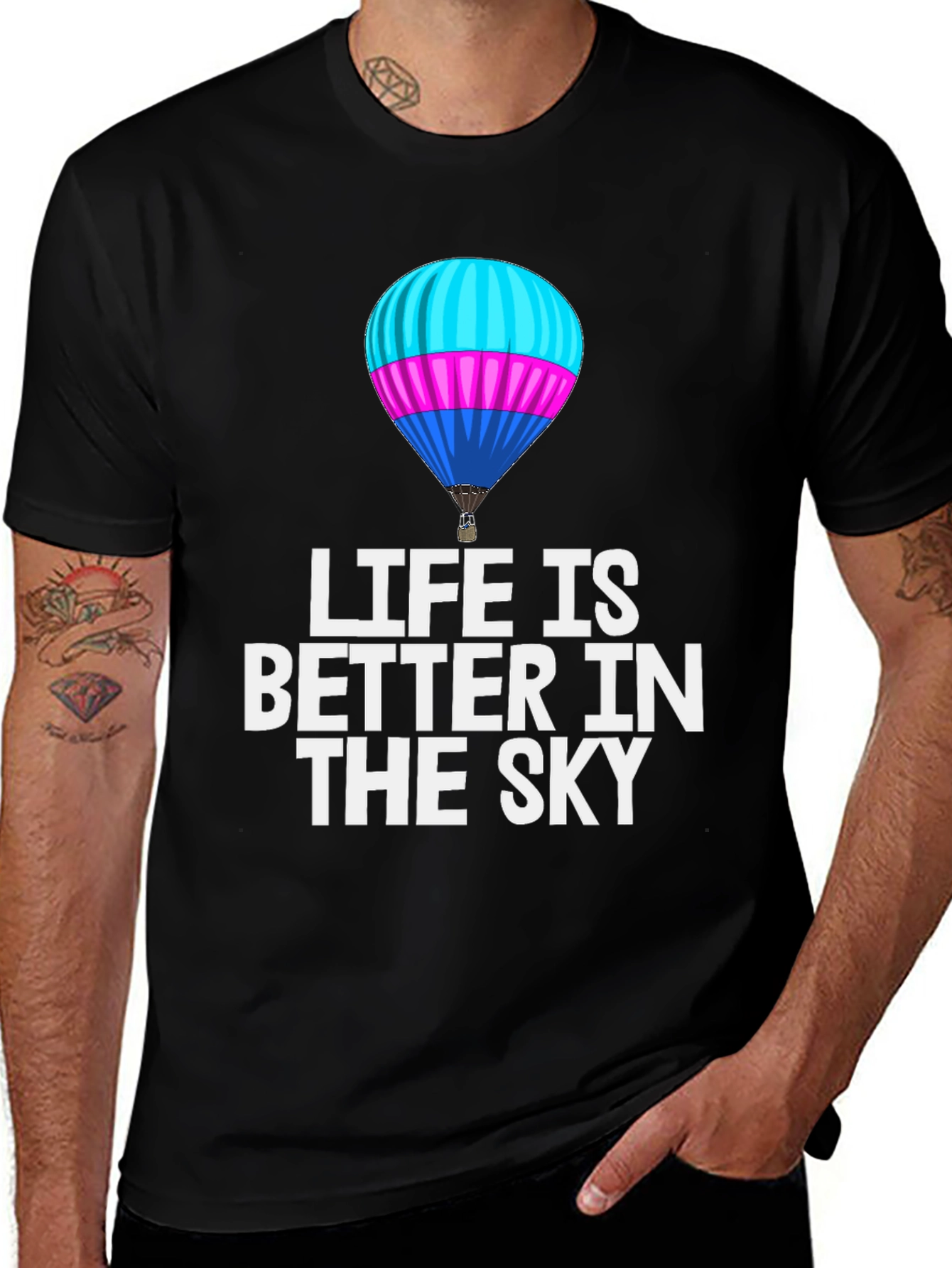 Variant 18 of Life Is Better In The Sky Graphic Tee