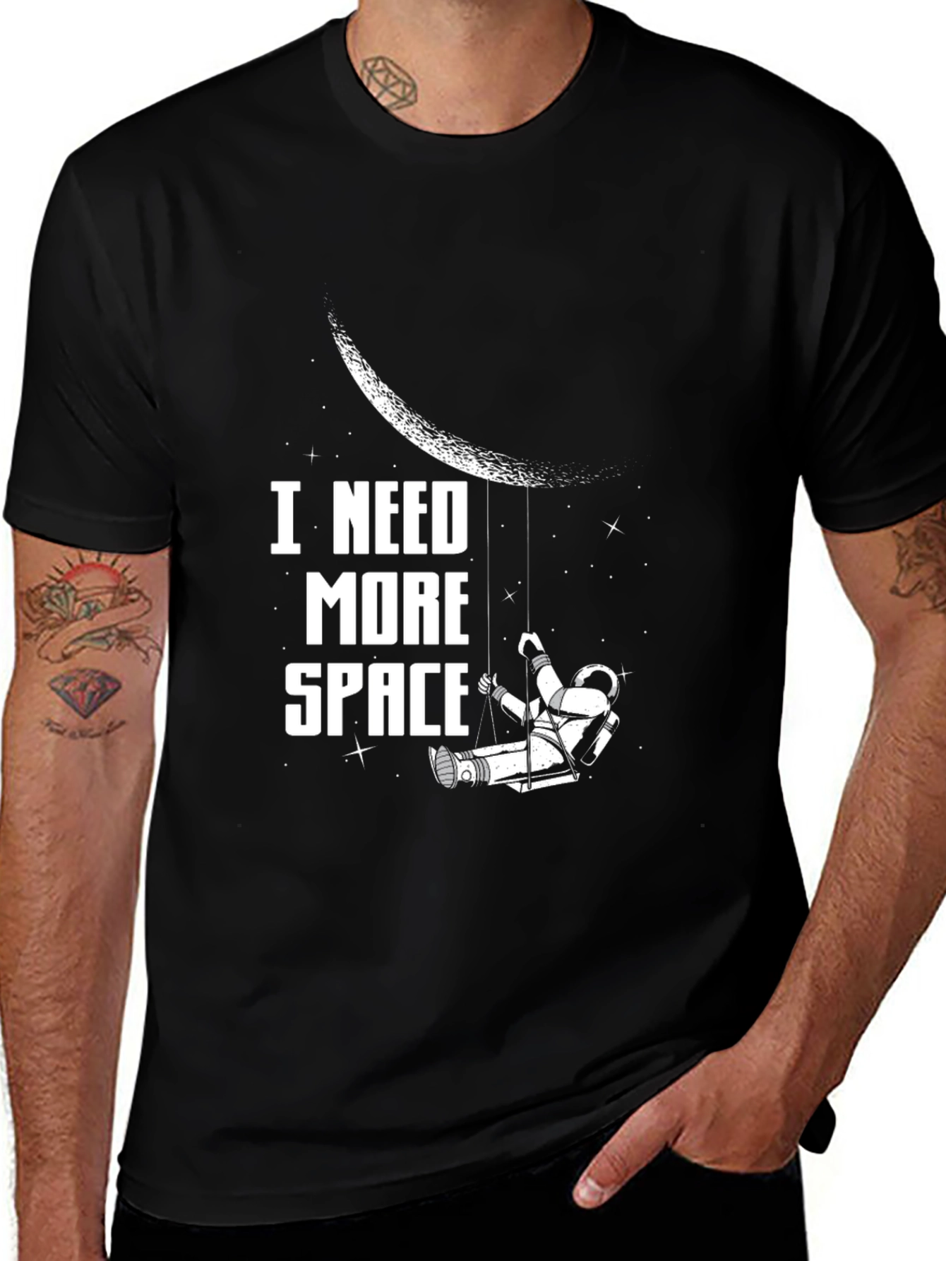 Variant 30 of I Need More Space Astronaut Graphic Tee