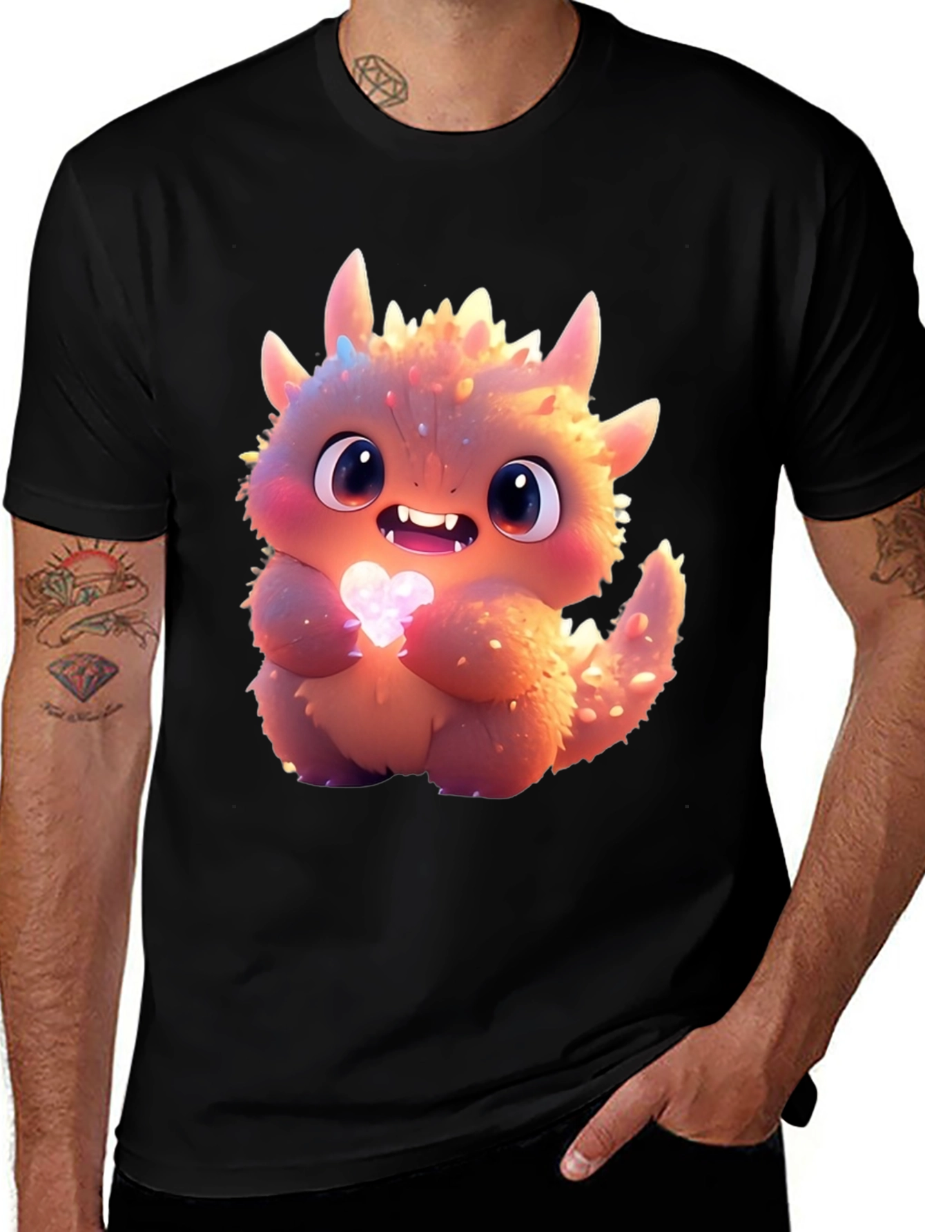Variant 13 of Monster Heart Graphic T-Shirt