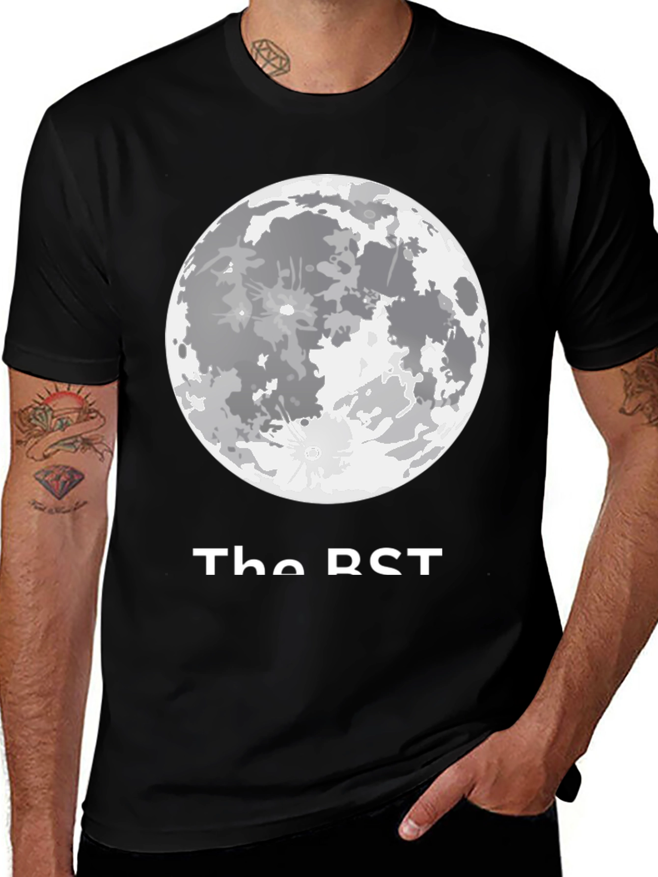Variant 19 of The BST Moon Graphic T-Shirt