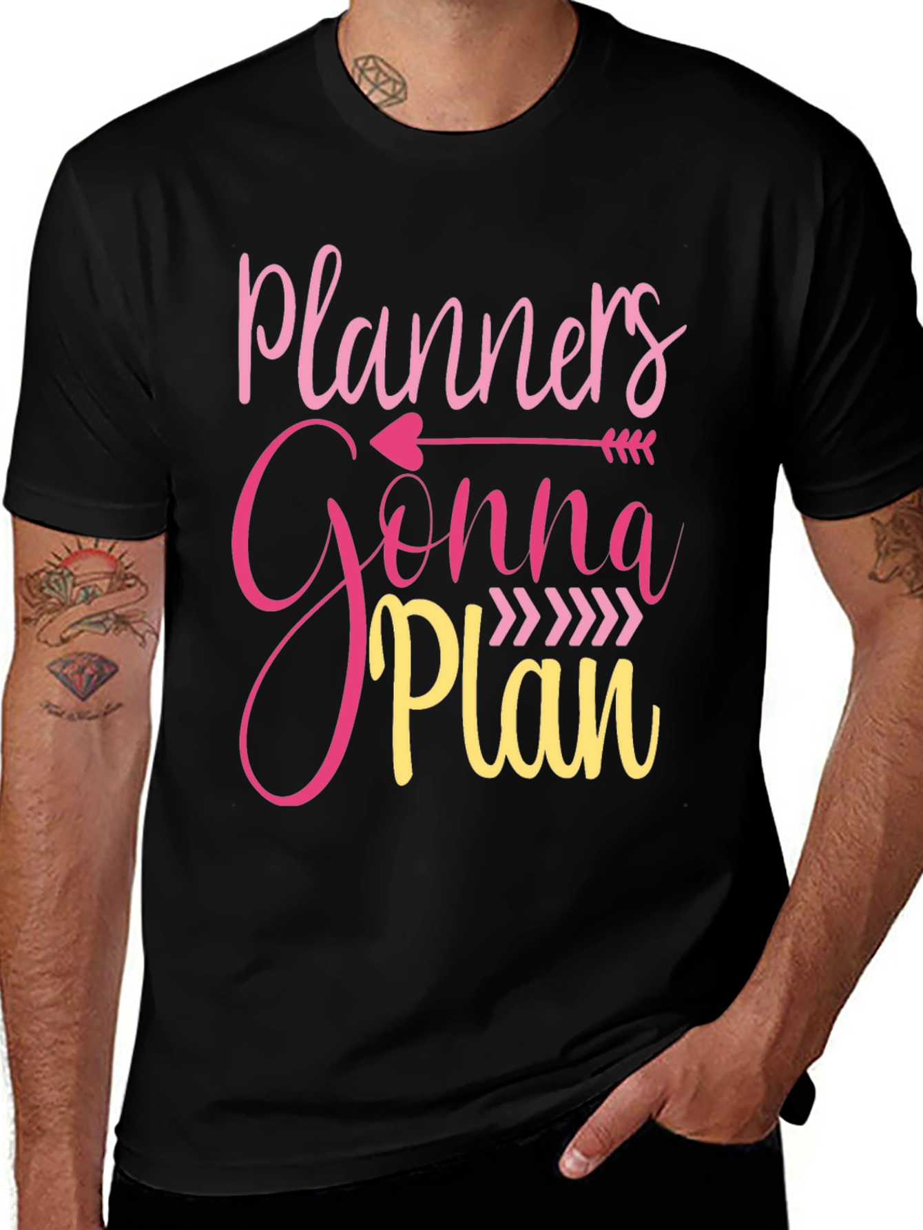 Variant 24 of Planner Gonna Plan Graphic T-Shirt