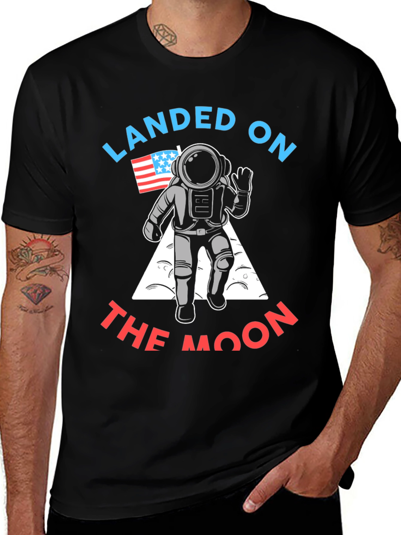 Variant 9 of Landed on The Moon T-Shirt