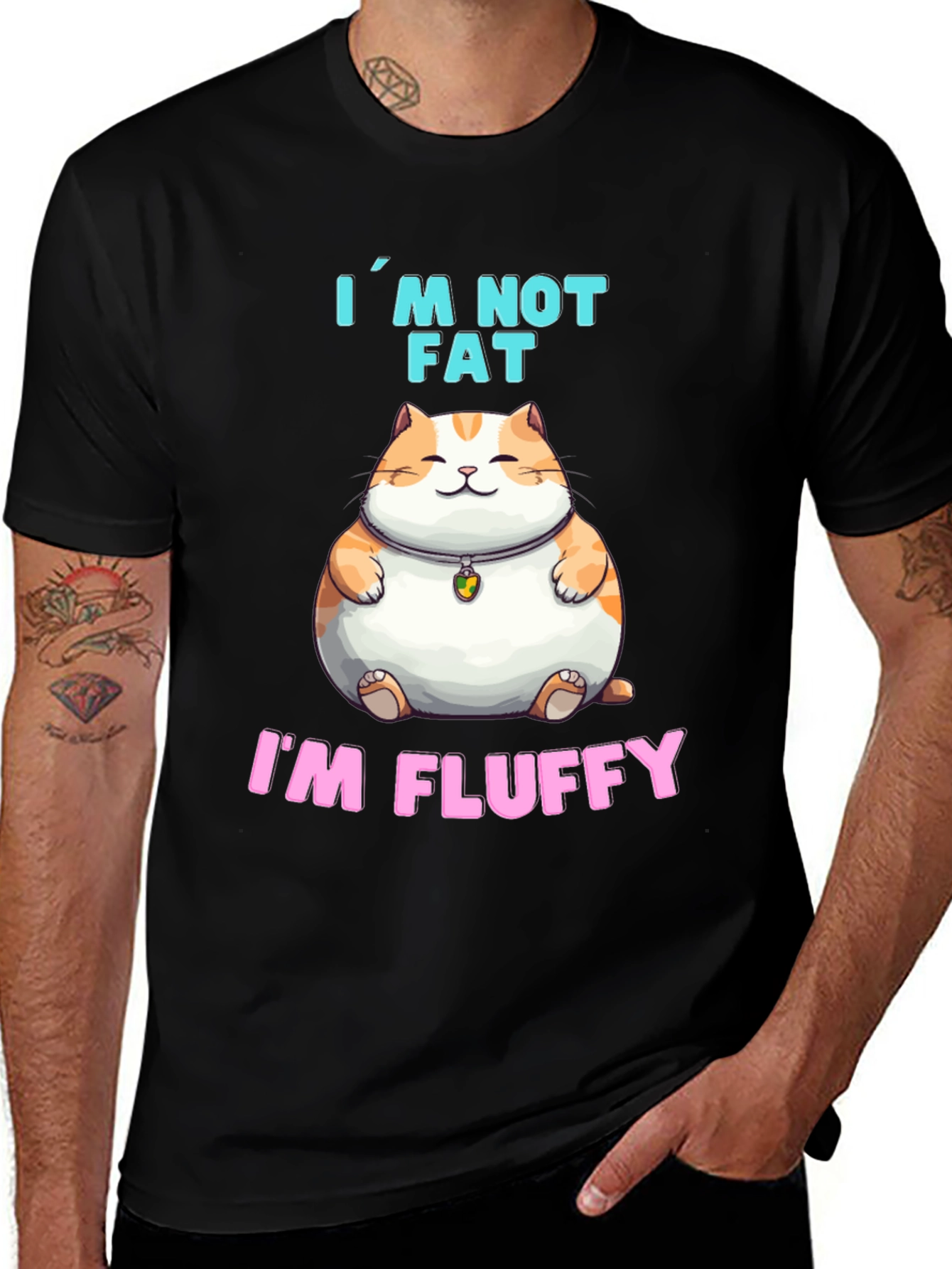 Variant 16 of I'm Not Fat, I'm Fluffy T-Shirt