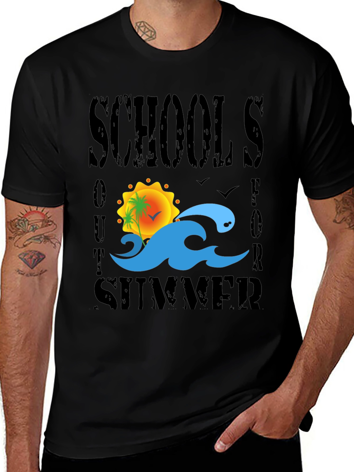 Variant 17 of Schools Out For Summer Graphic Tee
